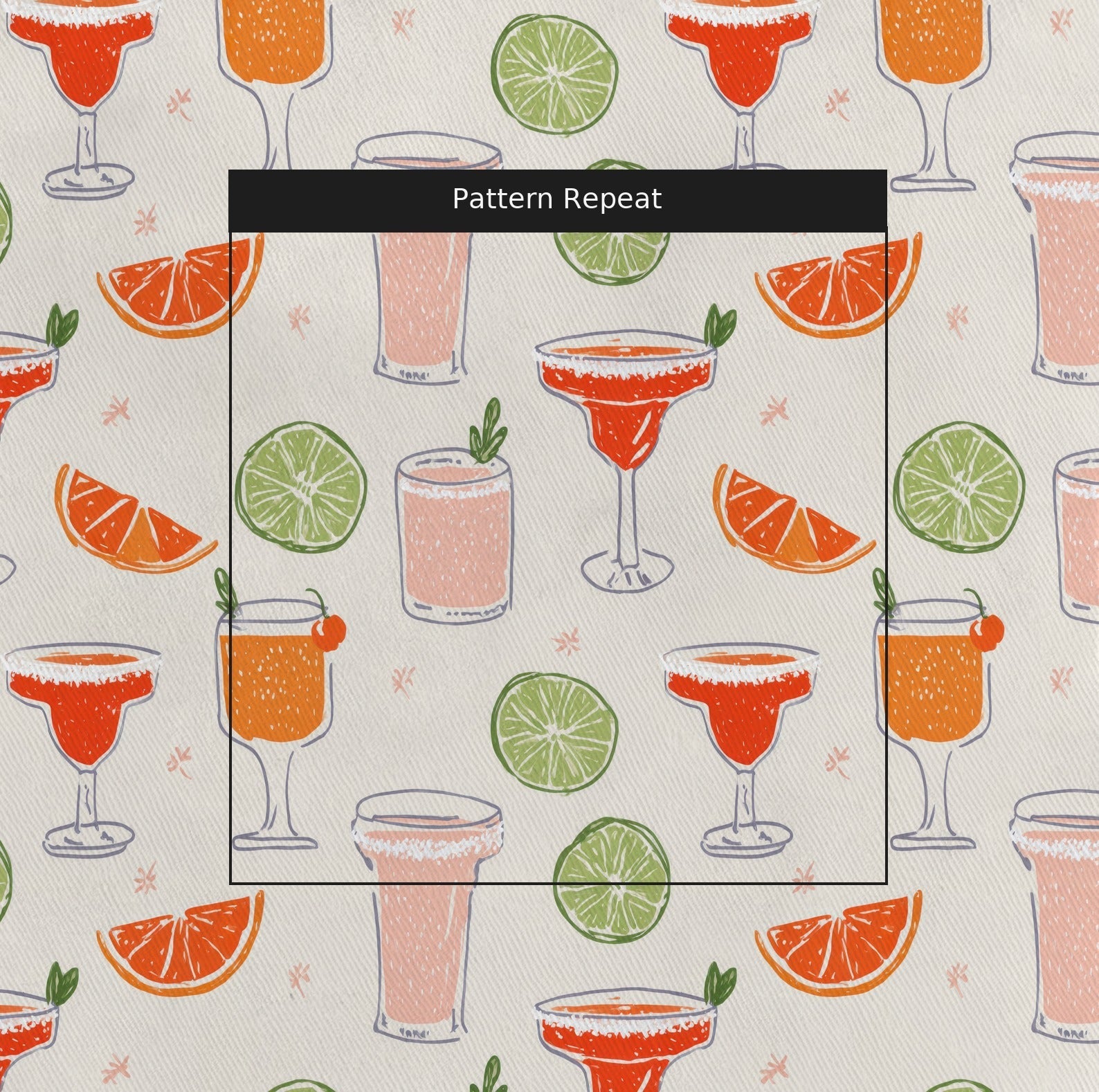 Fiesta Hour - Fabric - Linen Rowe
