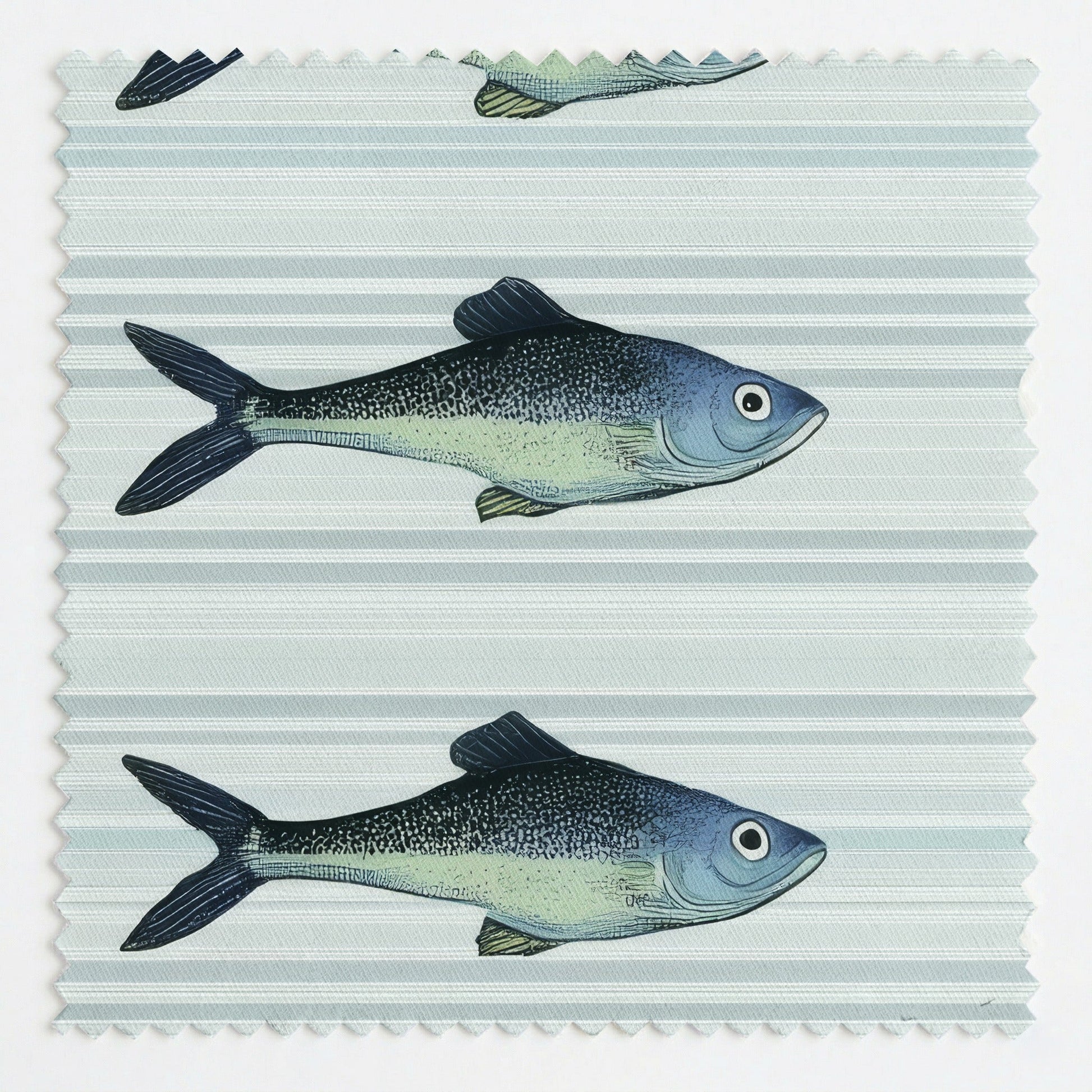 Fishing at the Lake - Fabric - Linen Rowe
