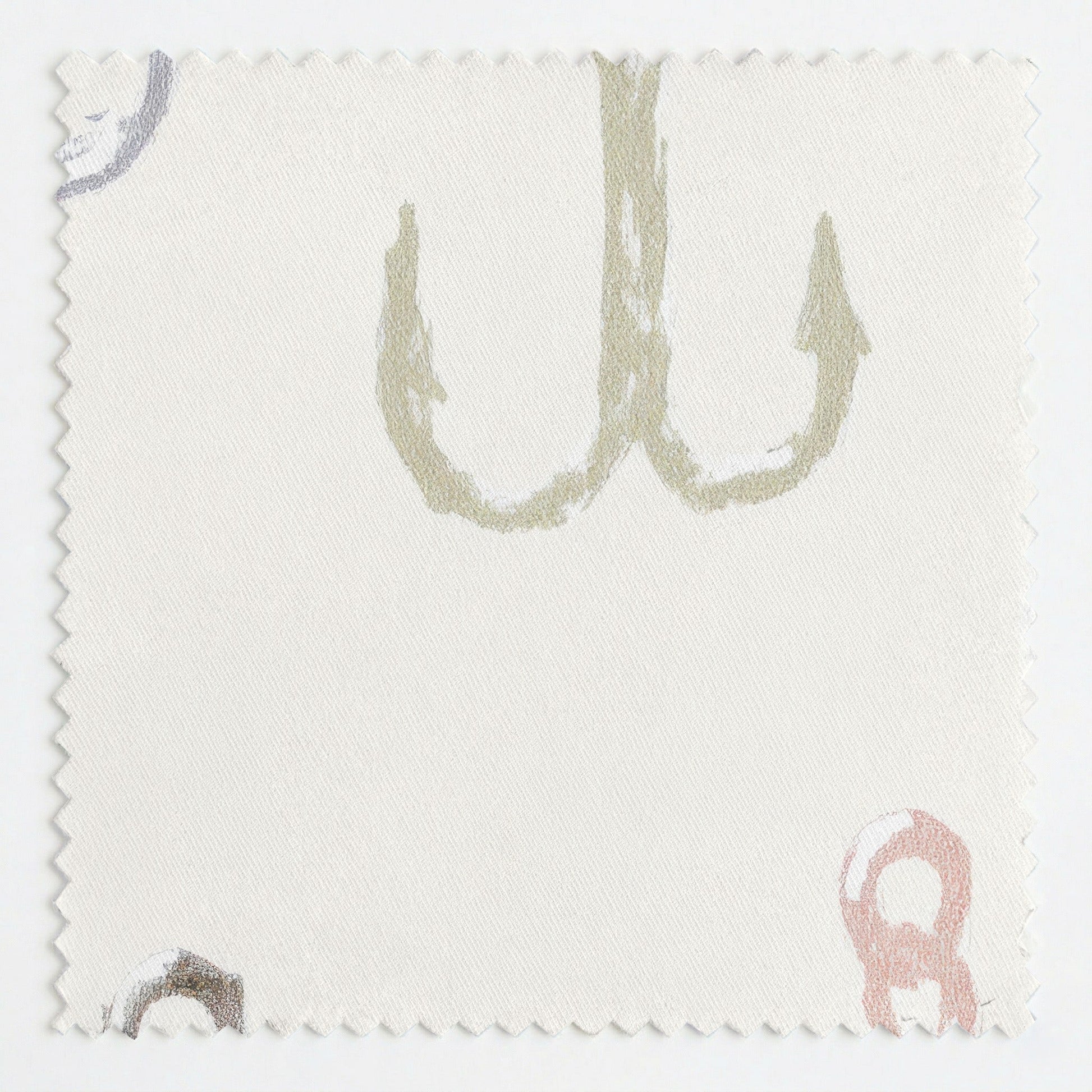 Fishing Hooks - Fabric - Linen Rowe