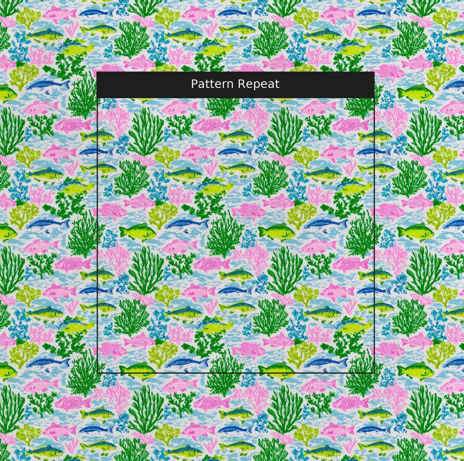 Fishy in the Sea - Fabric - Linen Rowe