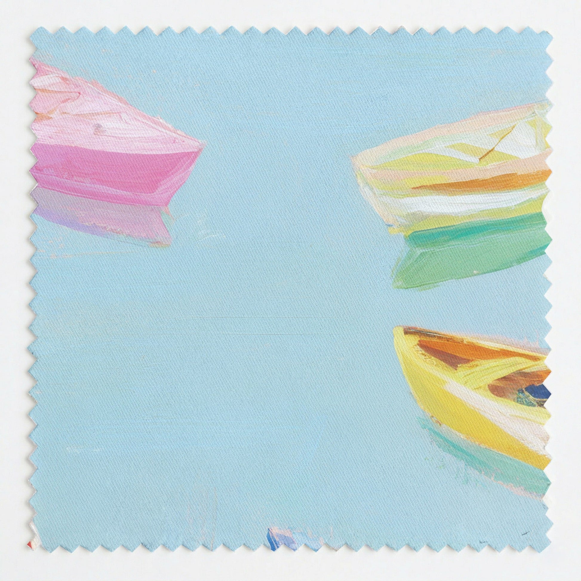 Floating Boats - Fabric - Linen Rowe