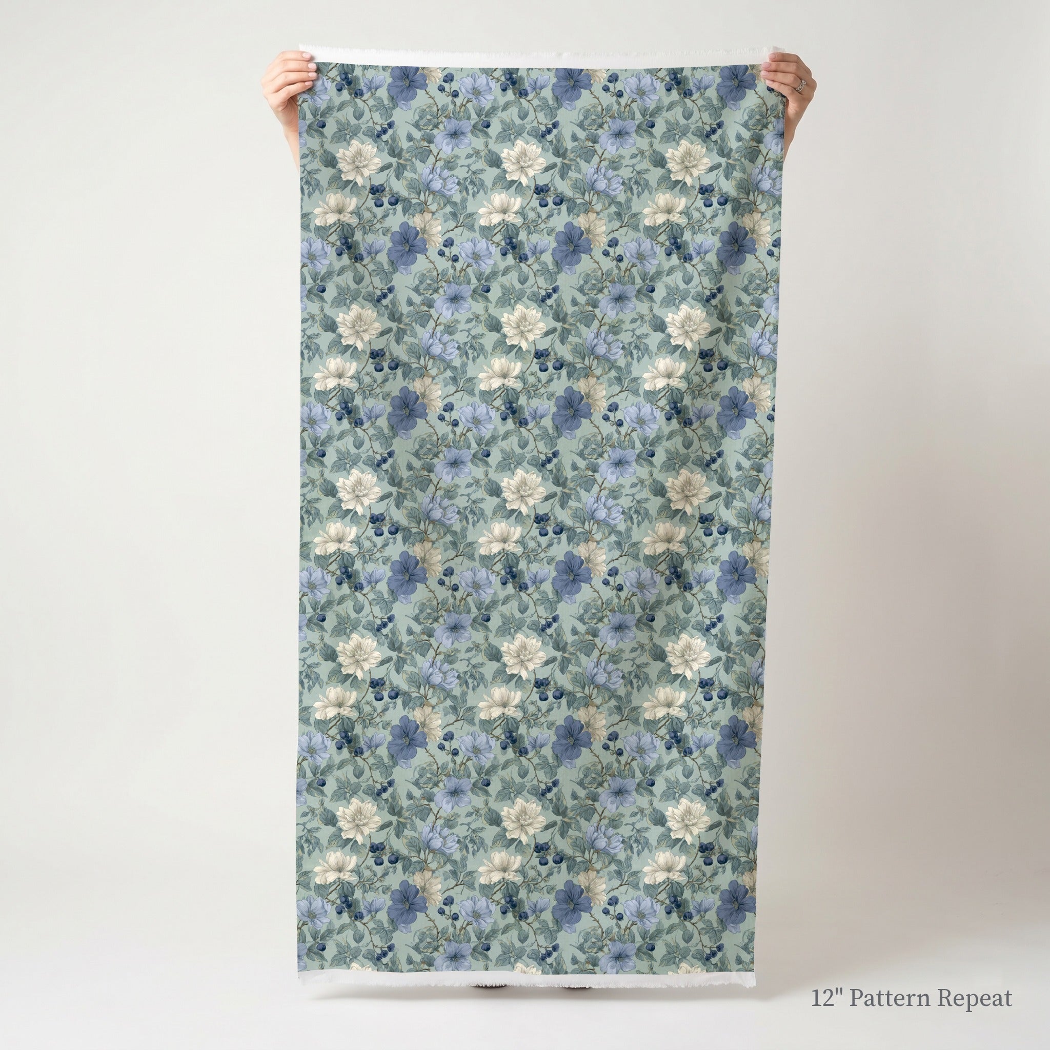 Flora - Fabric - Linen Rowe