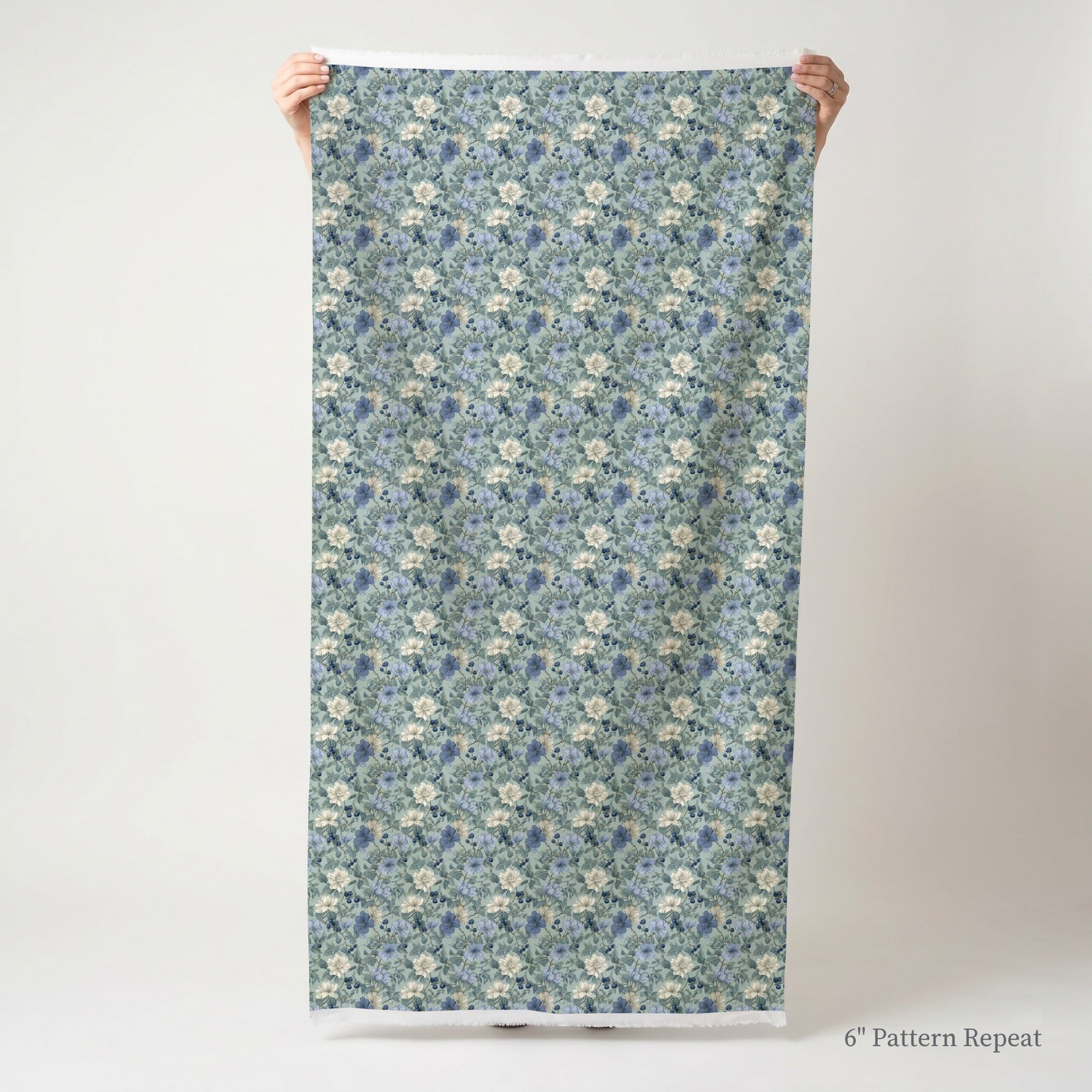 Flora - Fabric - Linen Rowe