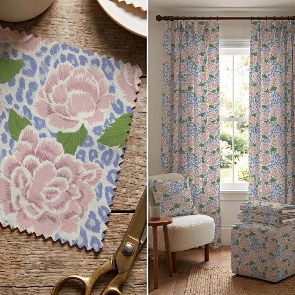 Florain Blossoms - Fabric - Linen Rowe