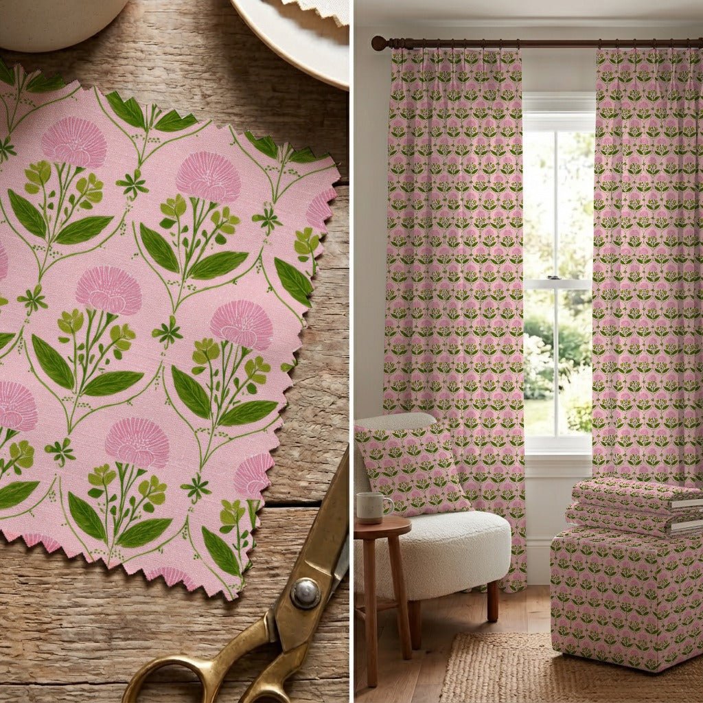 Floral Lane - Fabric - Linen Rowe