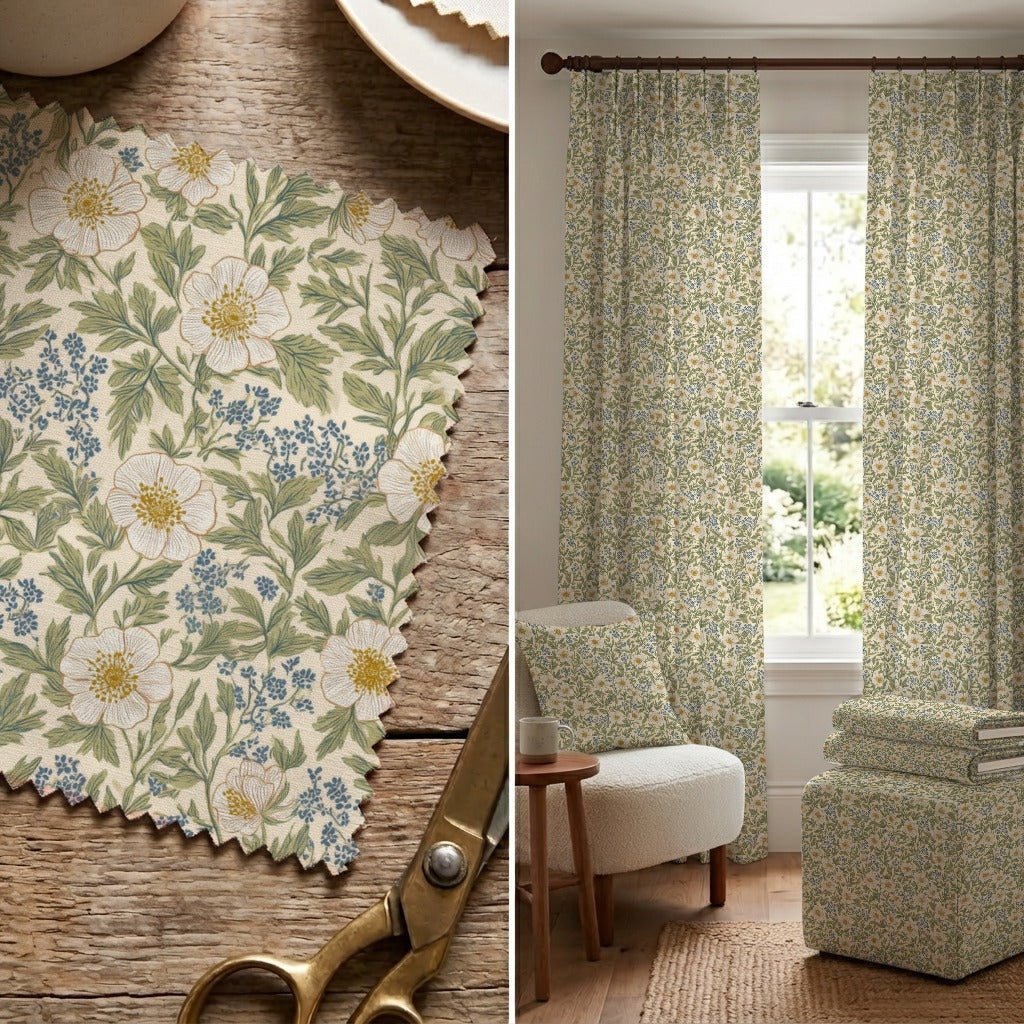 Floret - Fabric - Linen Rowe