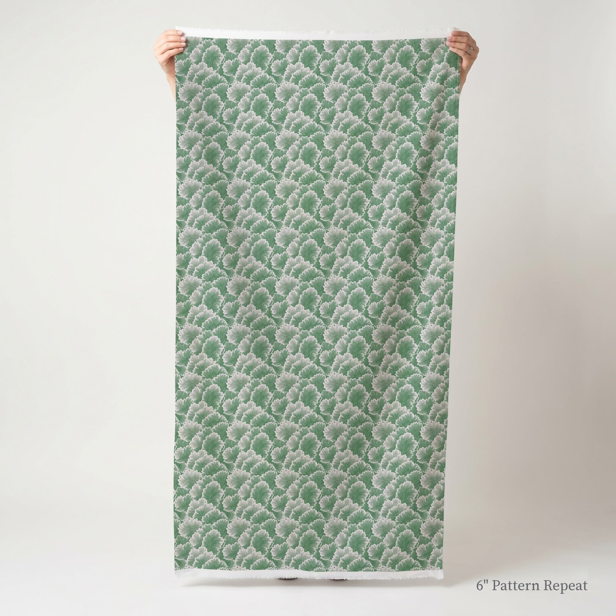 Flourish Green - Fabric - Linen Rowe