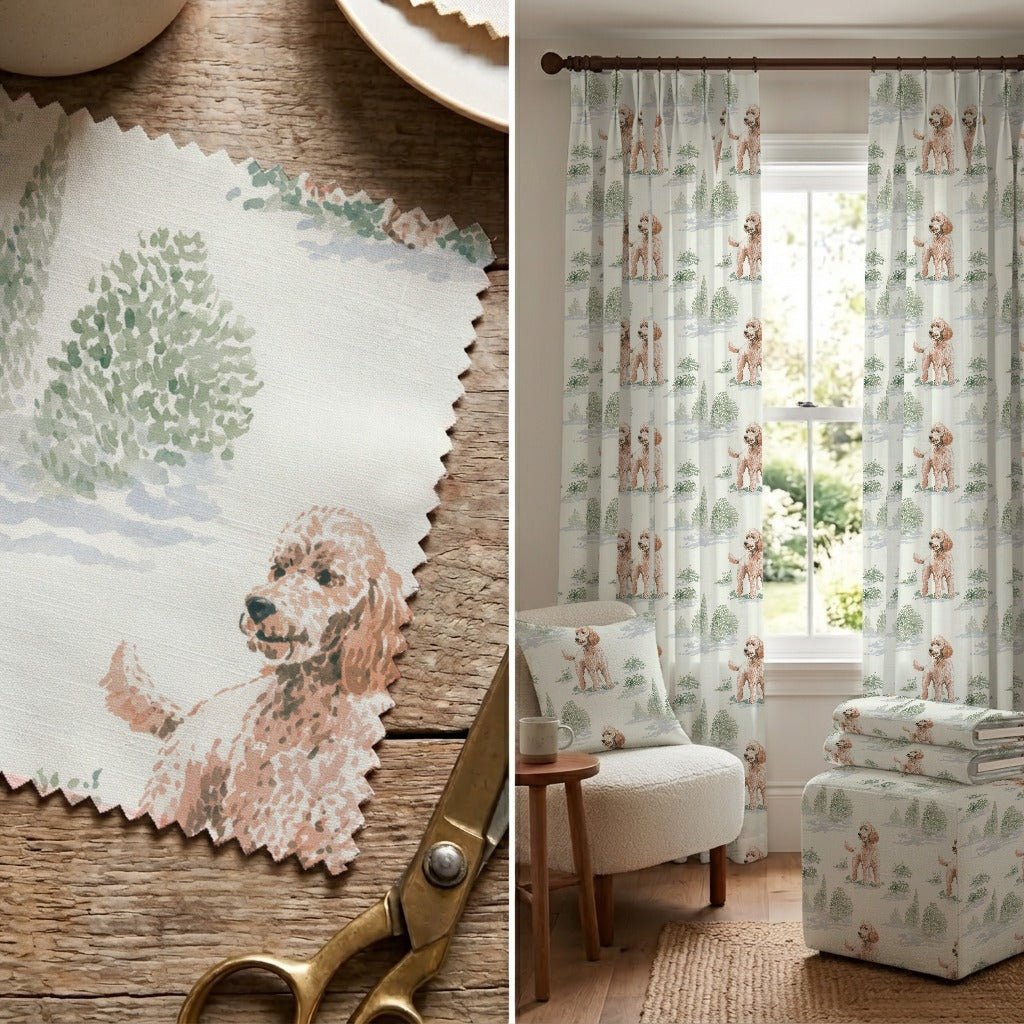 Forest Doodle - Fabric - Linen Rowe