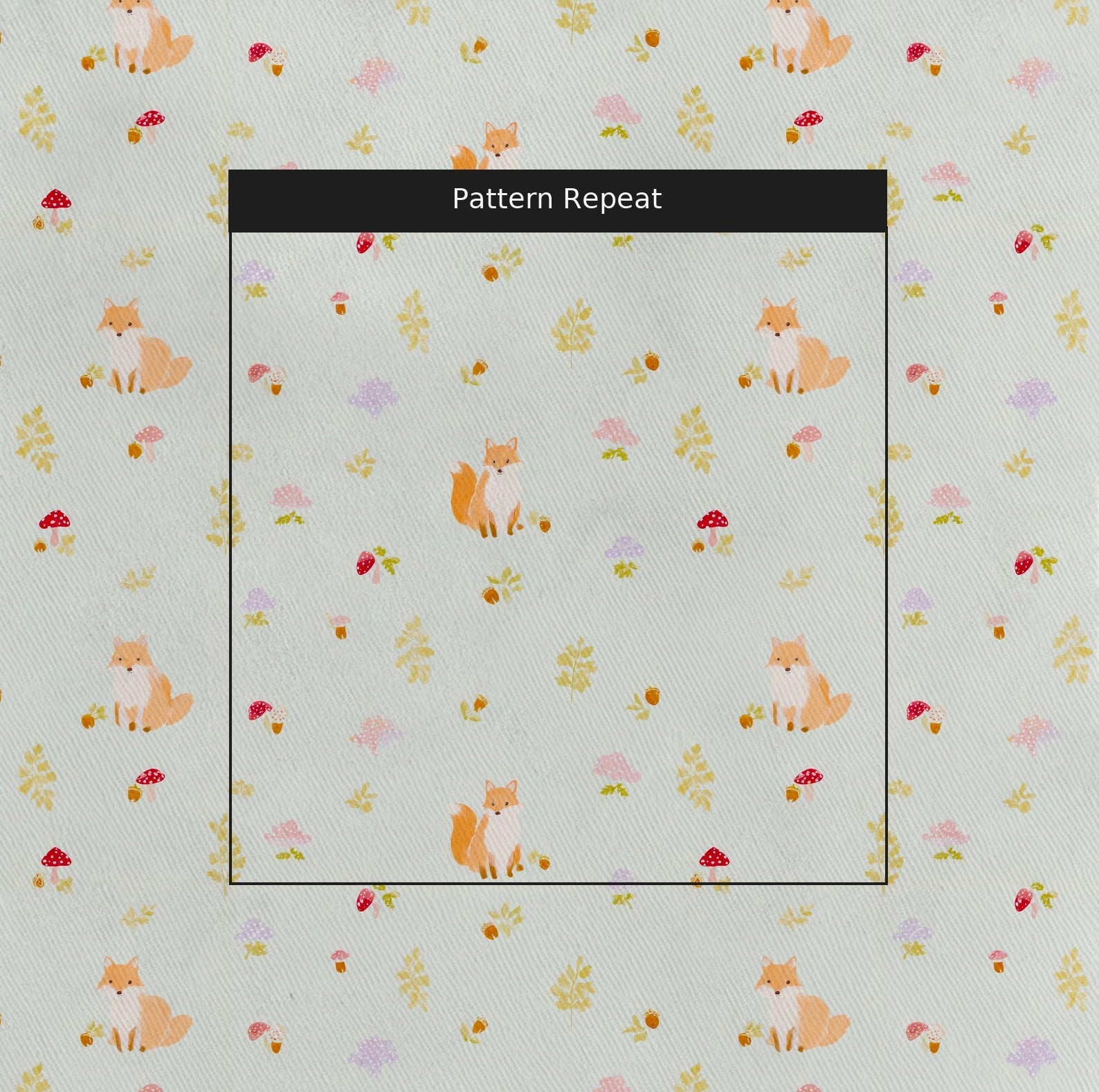 Fox Forest - Fabric - Linen Rowe