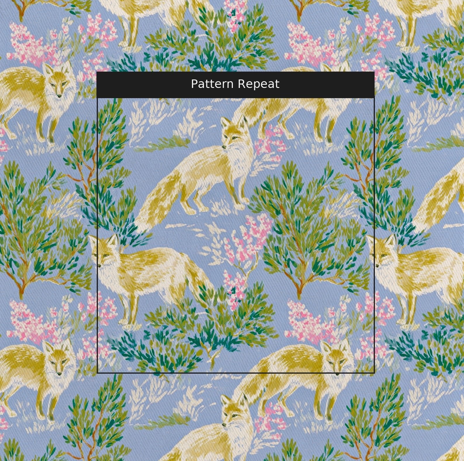 Fox Trail - Fabric - Linen Rowe