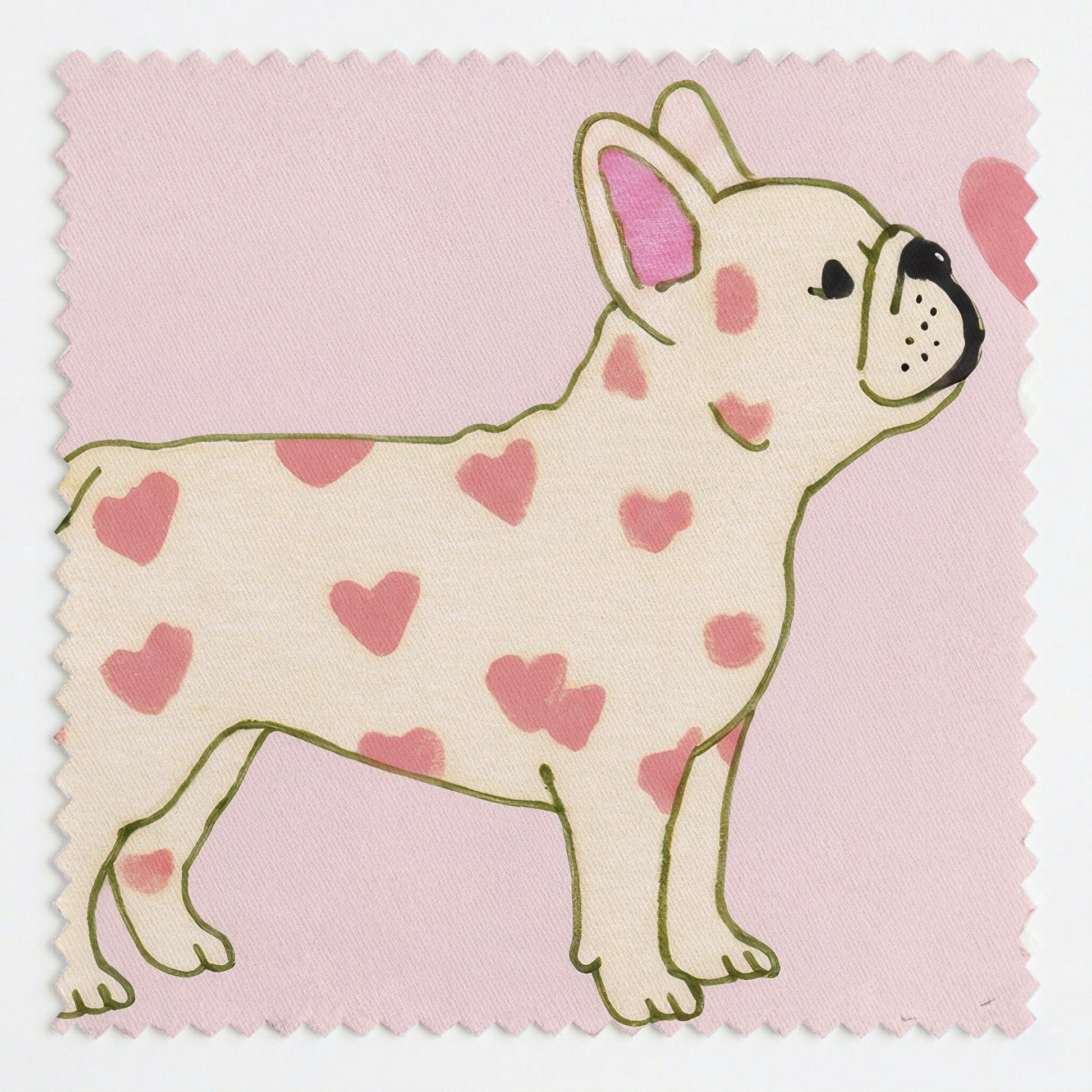 Frenchie Amour - Fabric - Linen Rowe