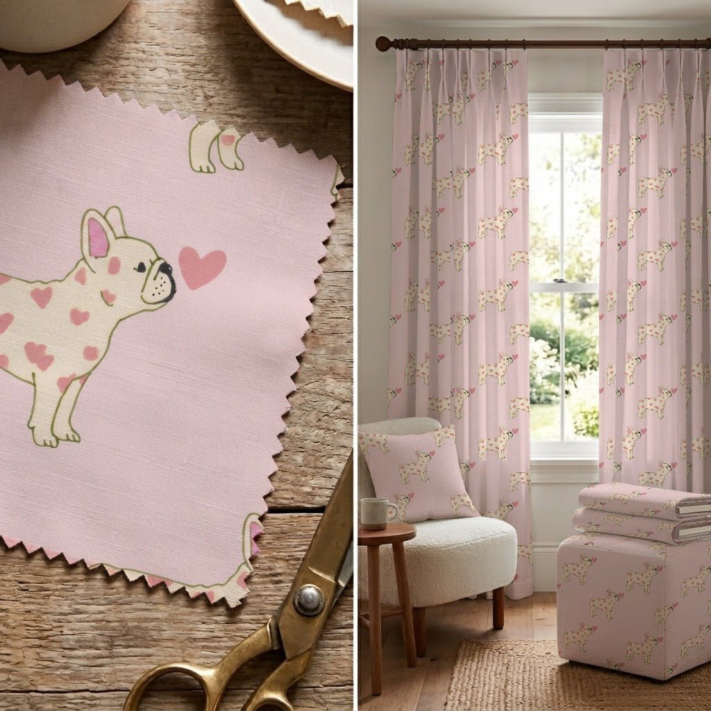 Frenchie Amour - Fabric - Linen Rowe