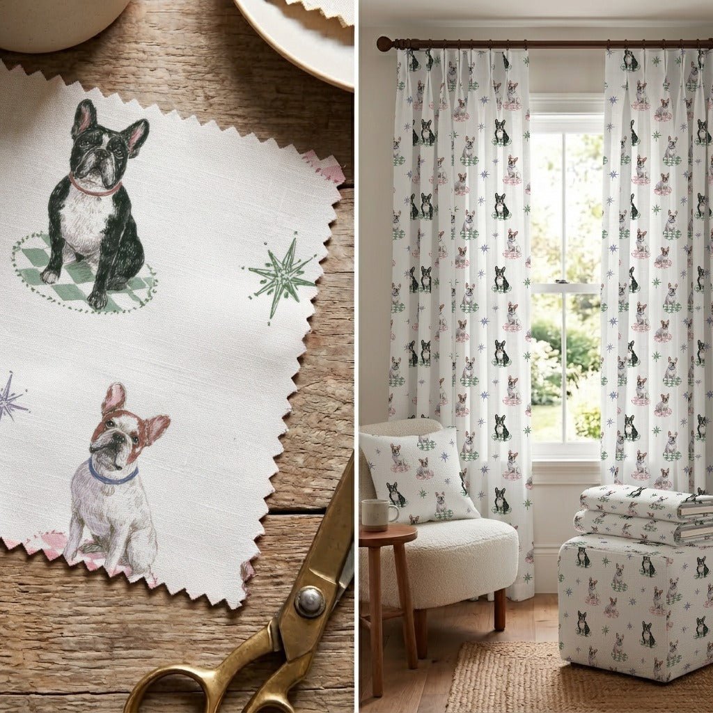 Frenchie Flair - Fabric - Linen Rowe