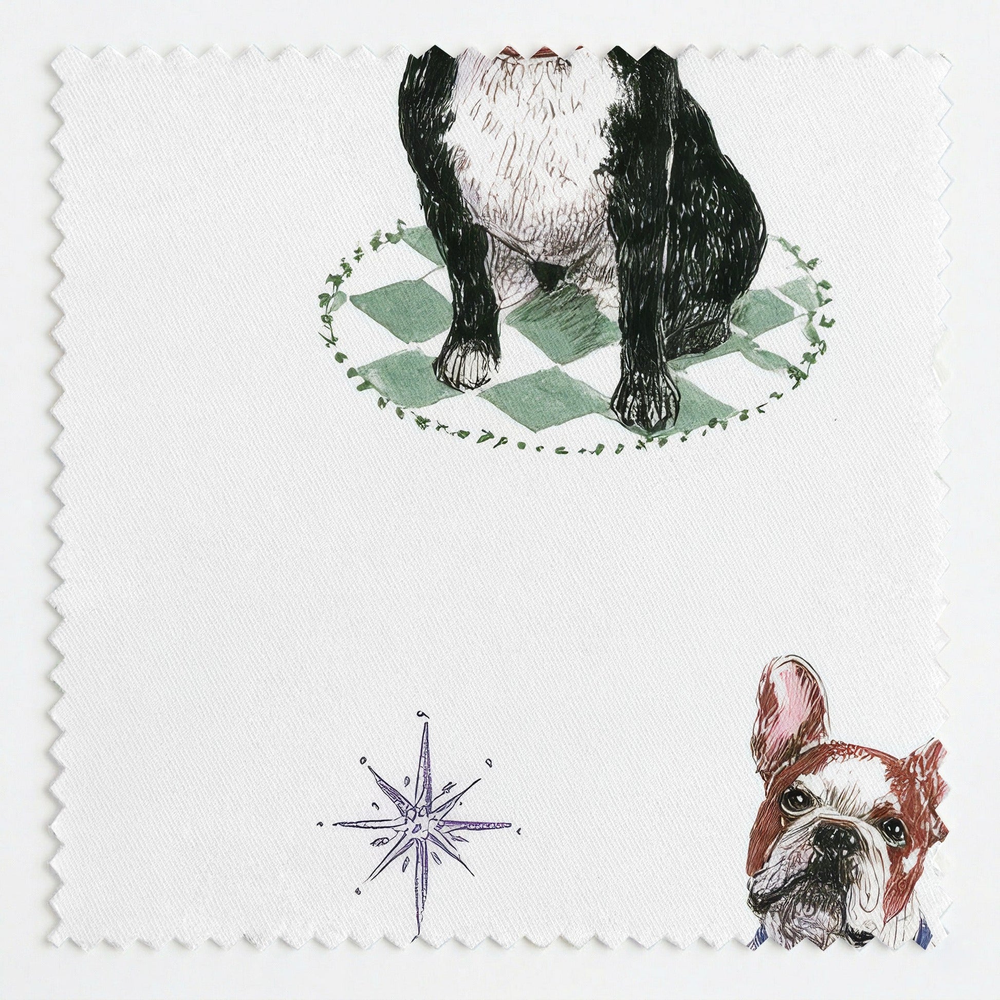 Frenchie Flair - Fabric - Linen Rowe
