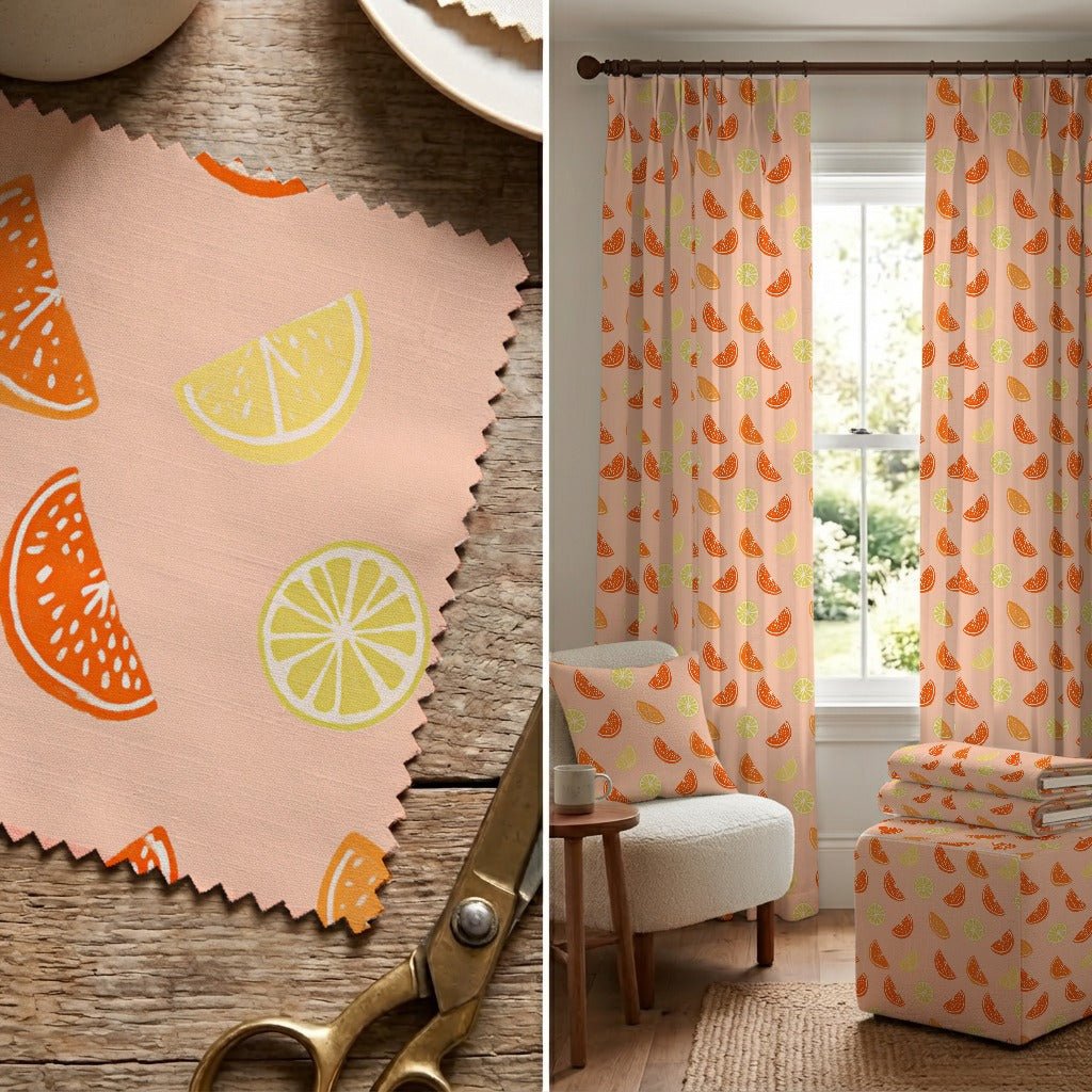 Fresh Citrus - Fabric - Linen Rowe