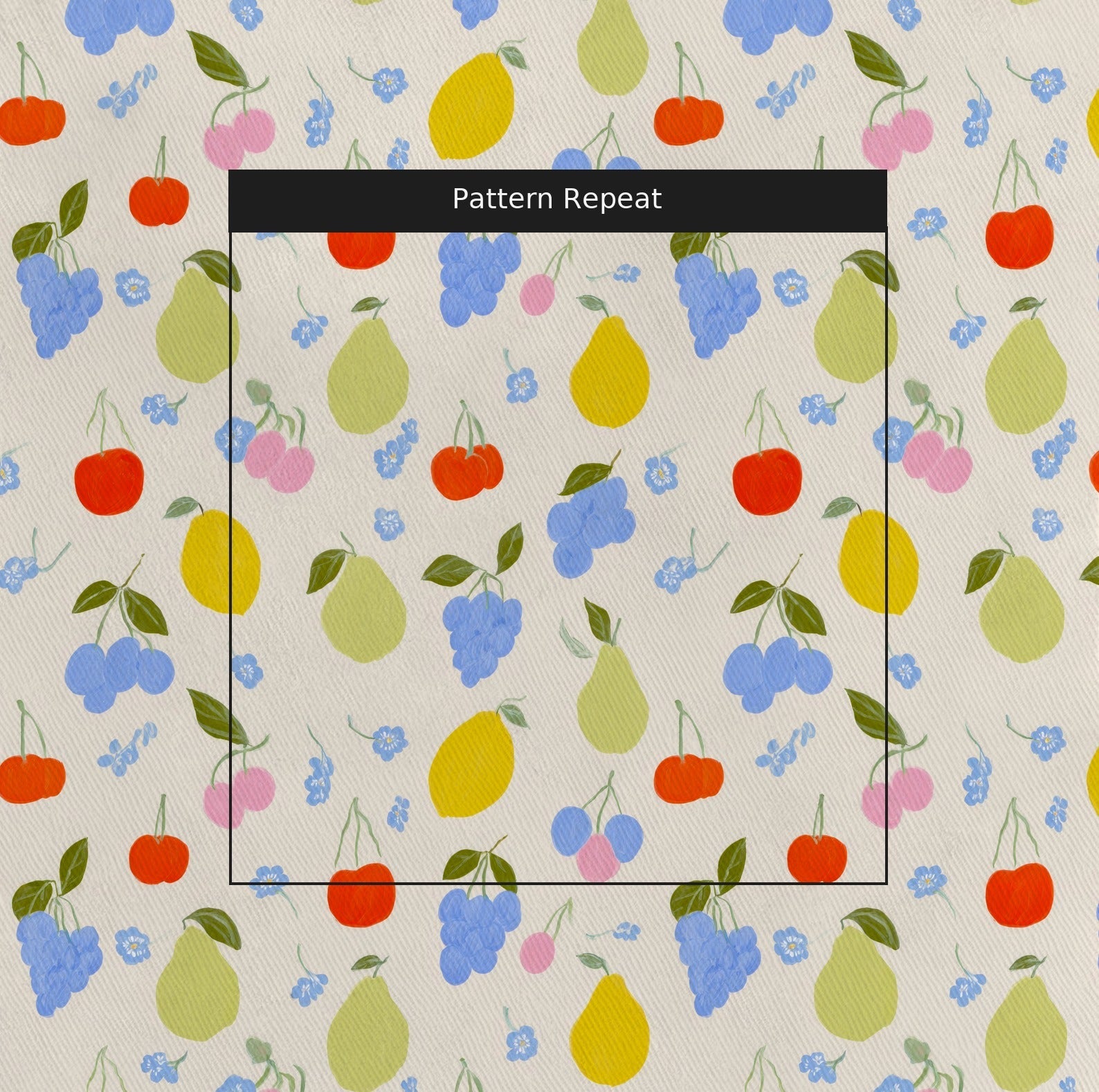 Fruit Salad - Fabric - Linen Rowe