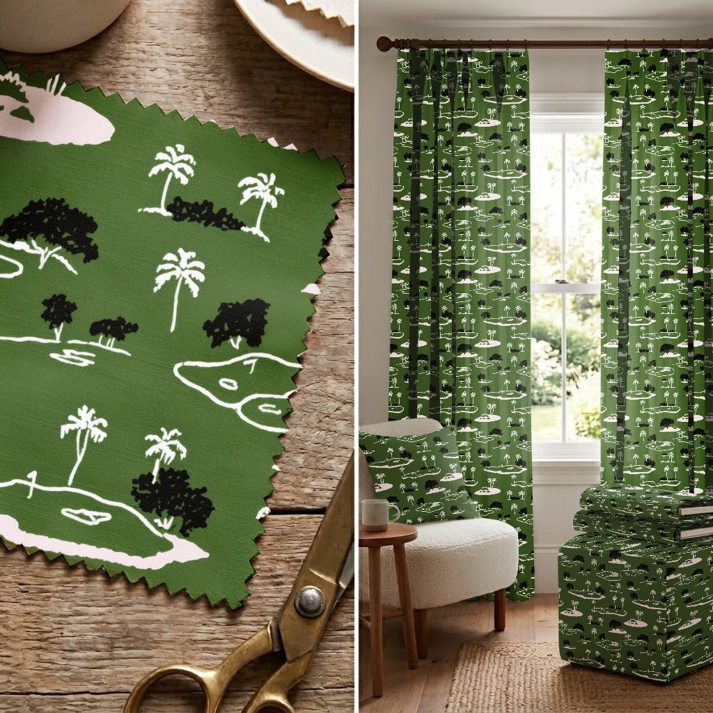 Funky Fairway - Fabric - Linen Rowe