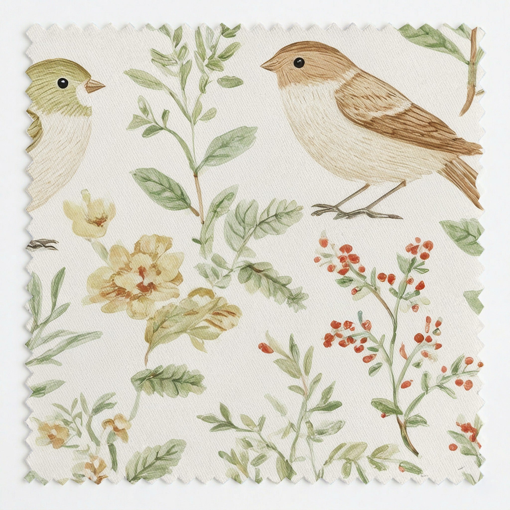 Garden Finch - Fabric - Linen Rowe