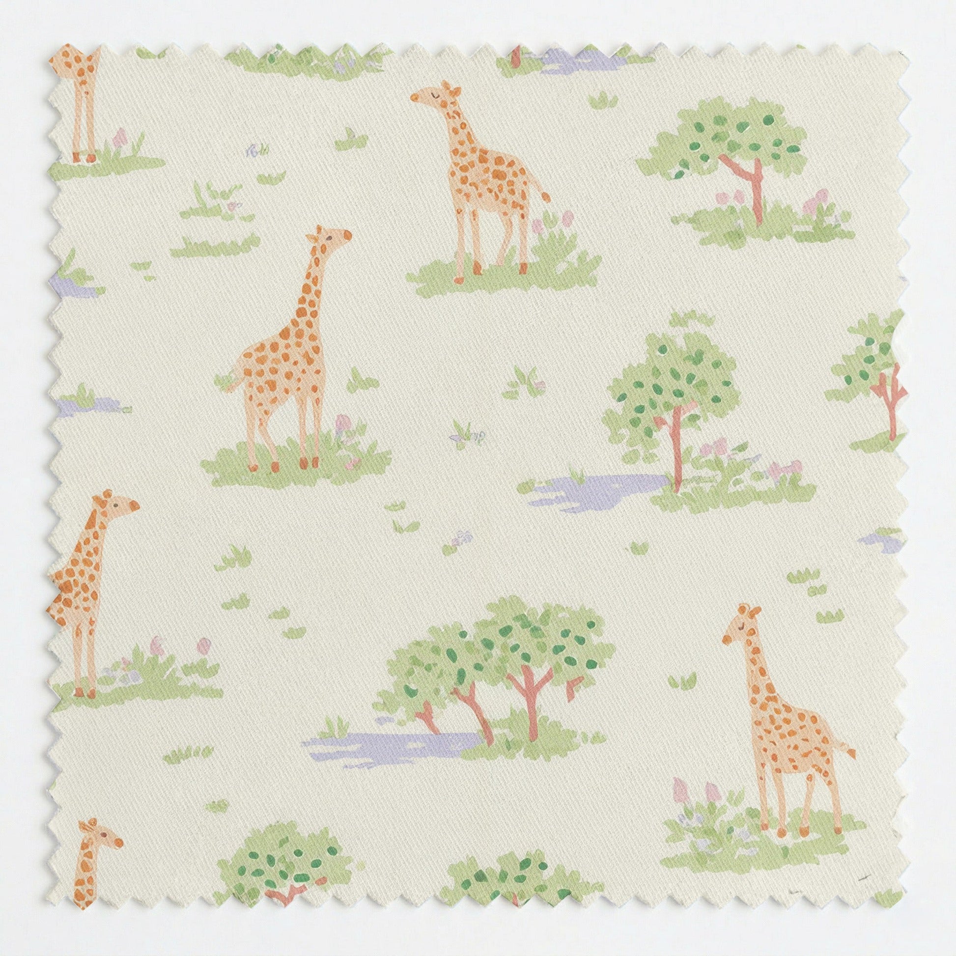 Giraffe Safari - Fabric - Linen Rowe