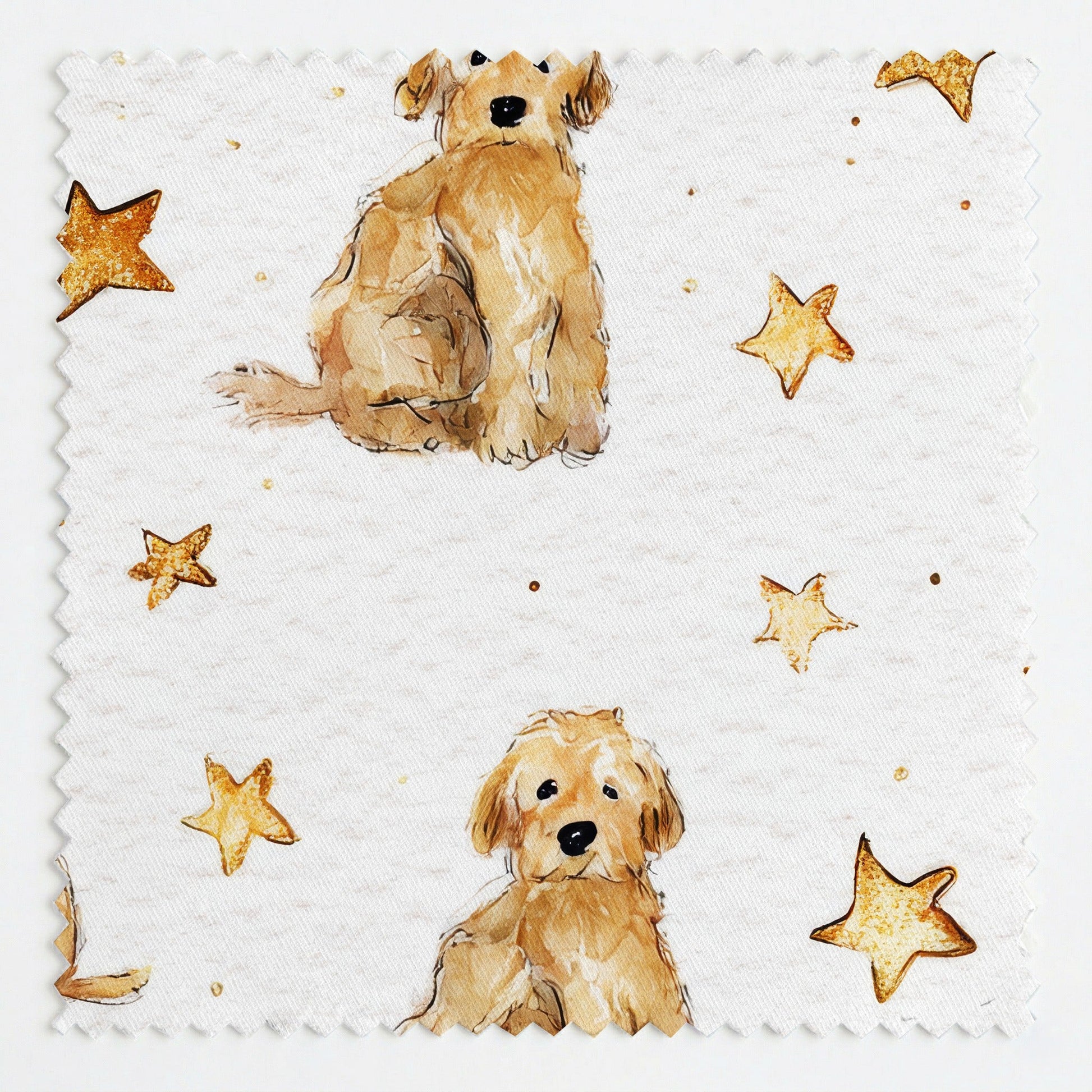 Gold Star Goldendoodles - Fabric - Linen Rowe