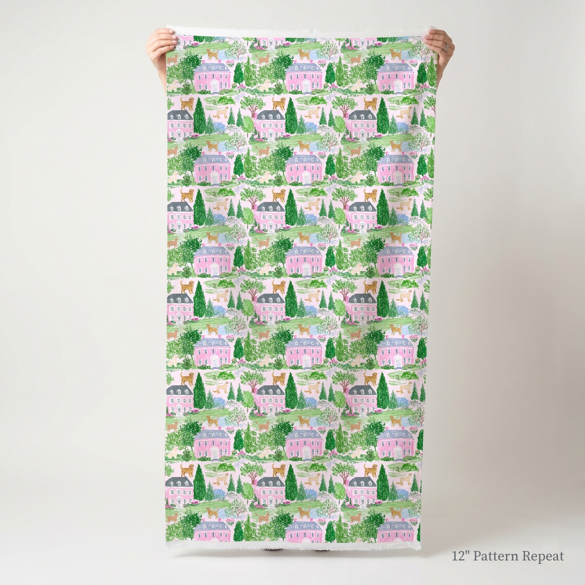 Golden Dream House - Fabric - Linen Rowe