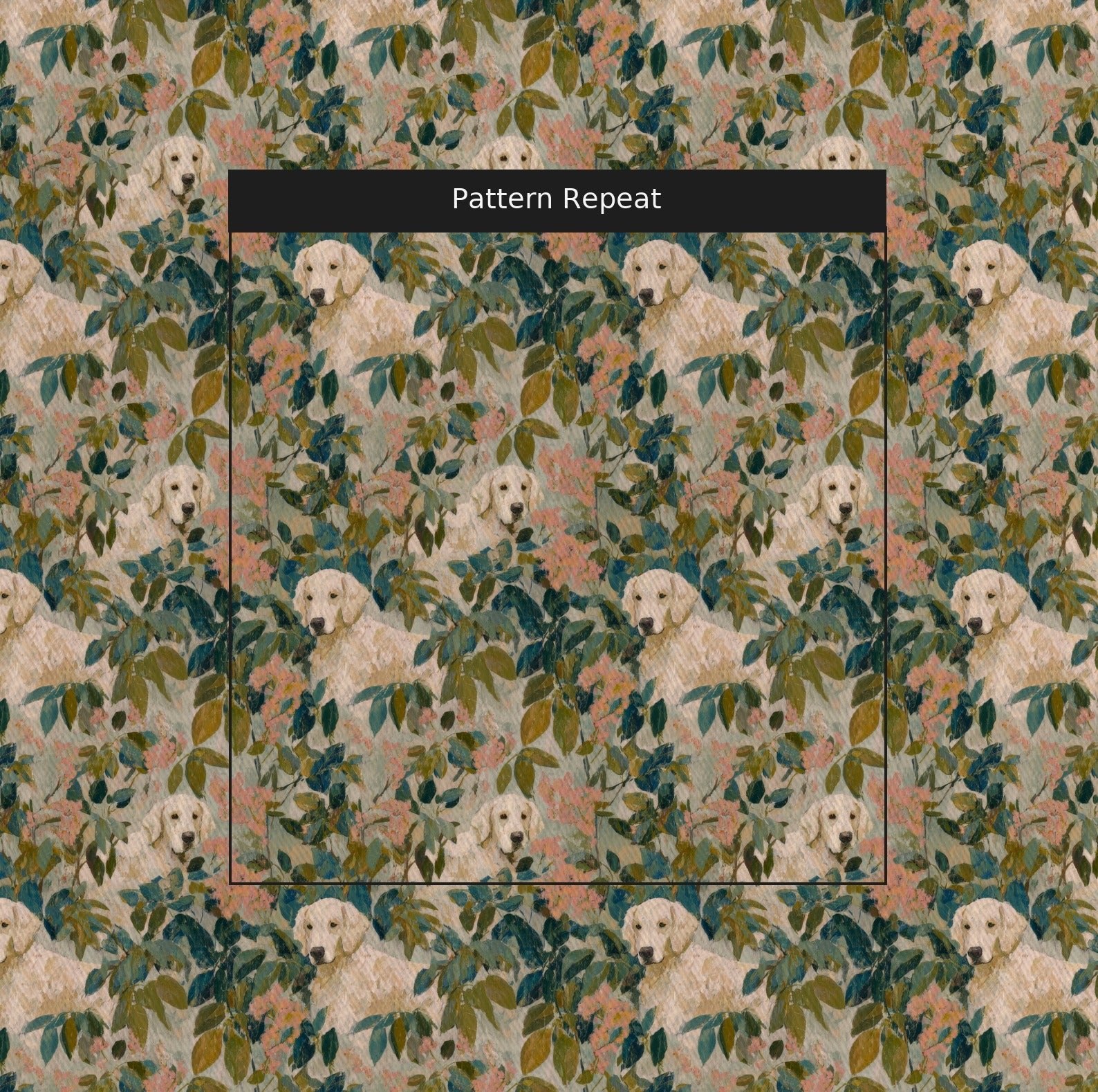 Golden In the Flowers - Fabric - Linen Rowe