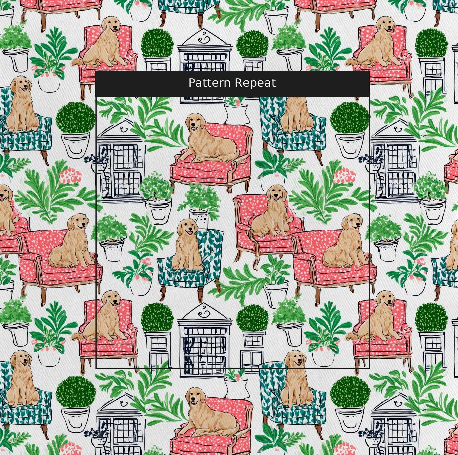 Golden Lounge - Fabric - Linen Rowe