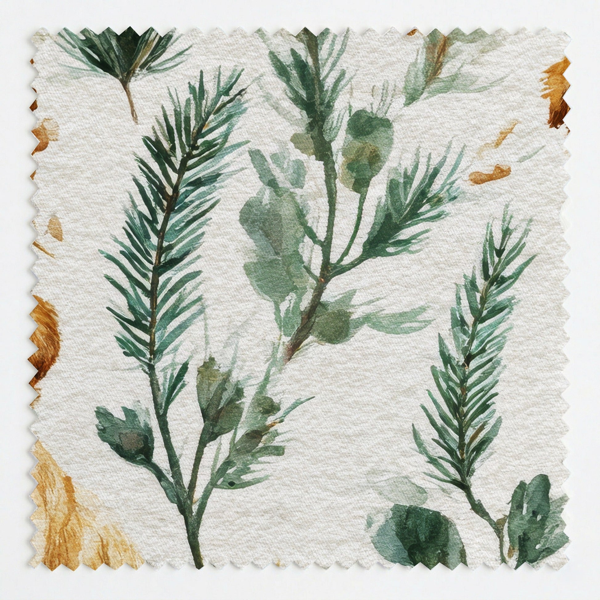 Golden Retriever Sporting Field - Fabric - Linen Rowe