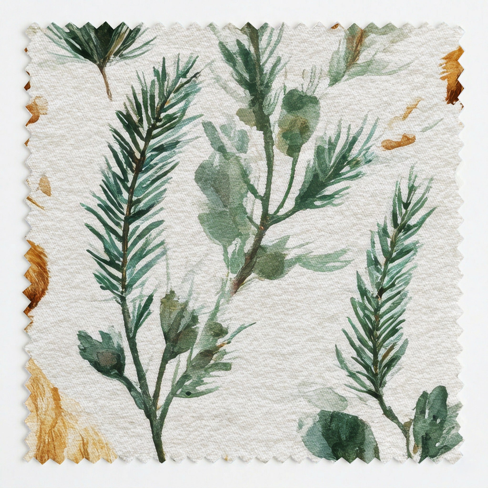 Golden Retriever Sporting Field - Fabric - Linen Rowe