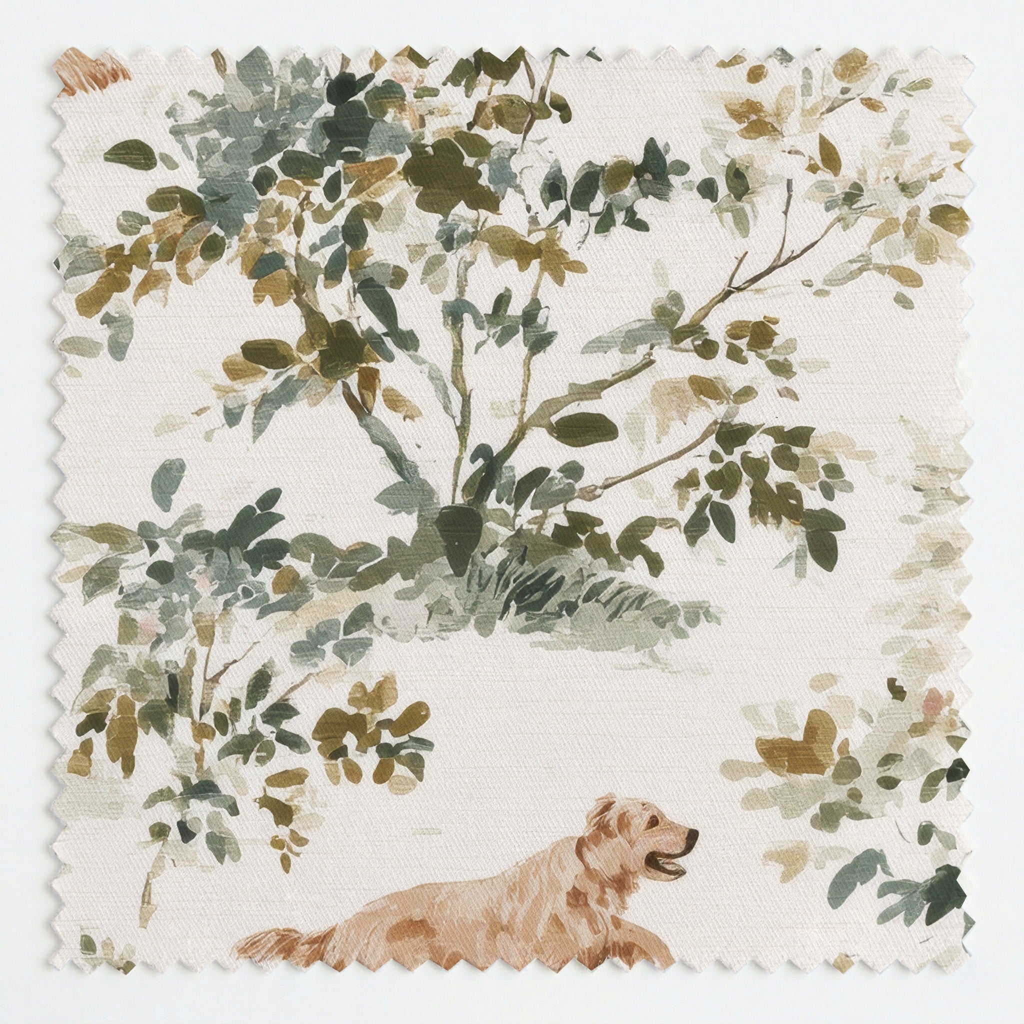 Golden Toile - Fabric - Linen Rowe