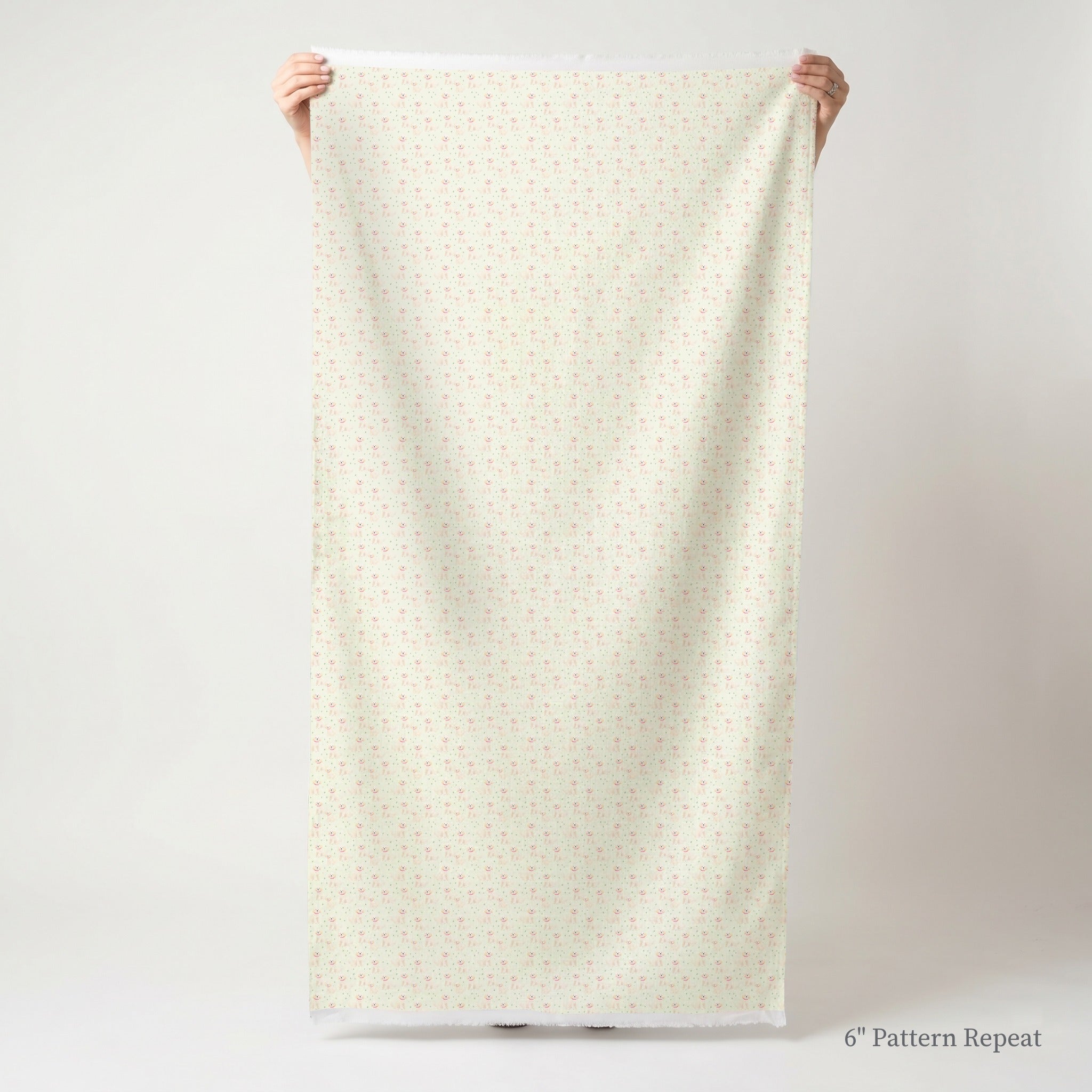 Goldendoodle Rain - Fabric - Linen Rowe