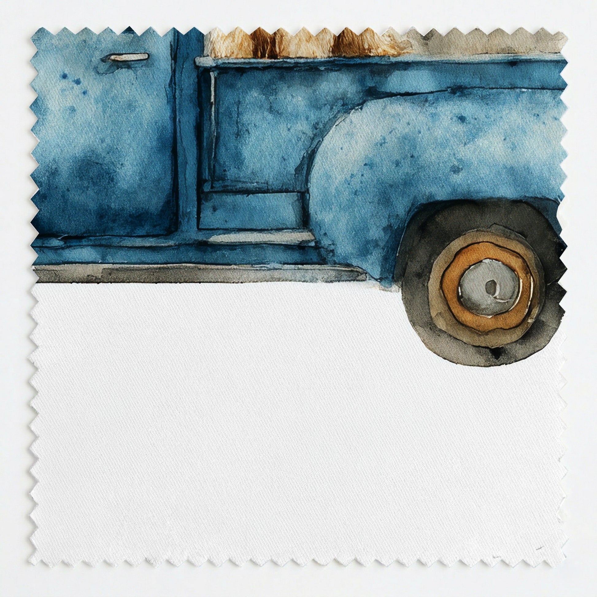 Goldendoodle Sunday Drive - Fabric - Linen Rowe