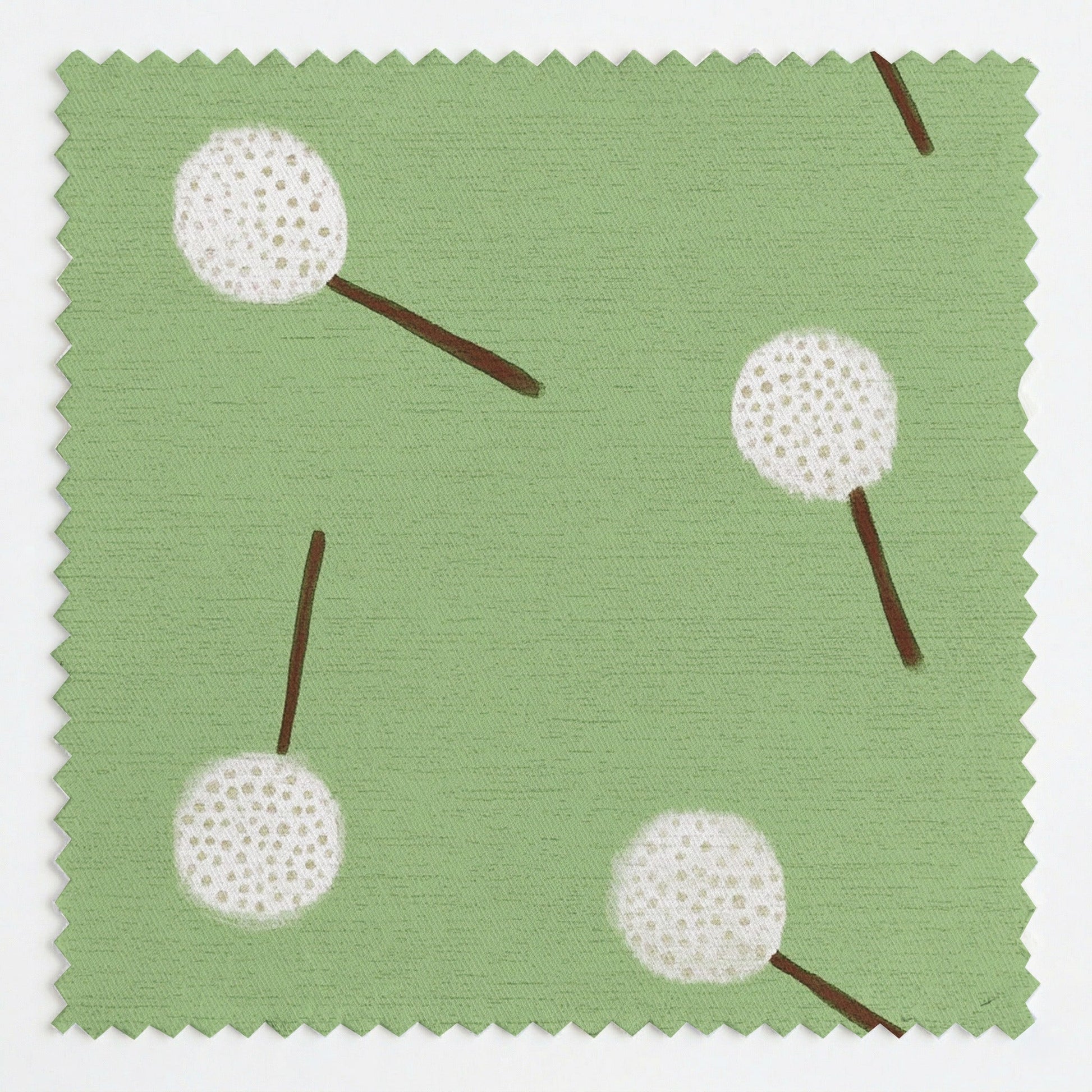 Golf Balls On Tees - Fabric - Linen Rowe
