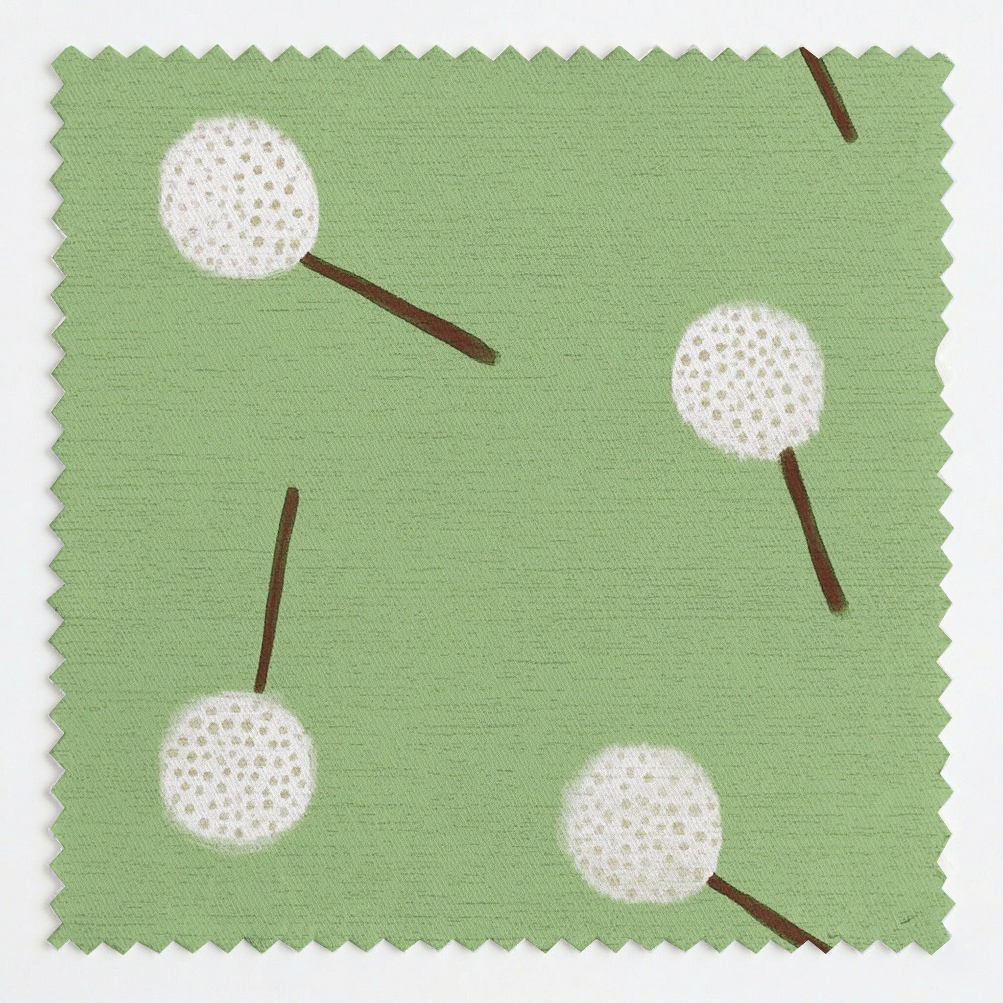 Golf Balls On Tees - Fabric - Linen Rowe