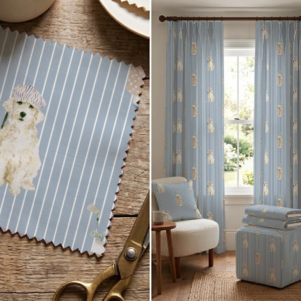Golf Dog - Fabric - Linen Rowe