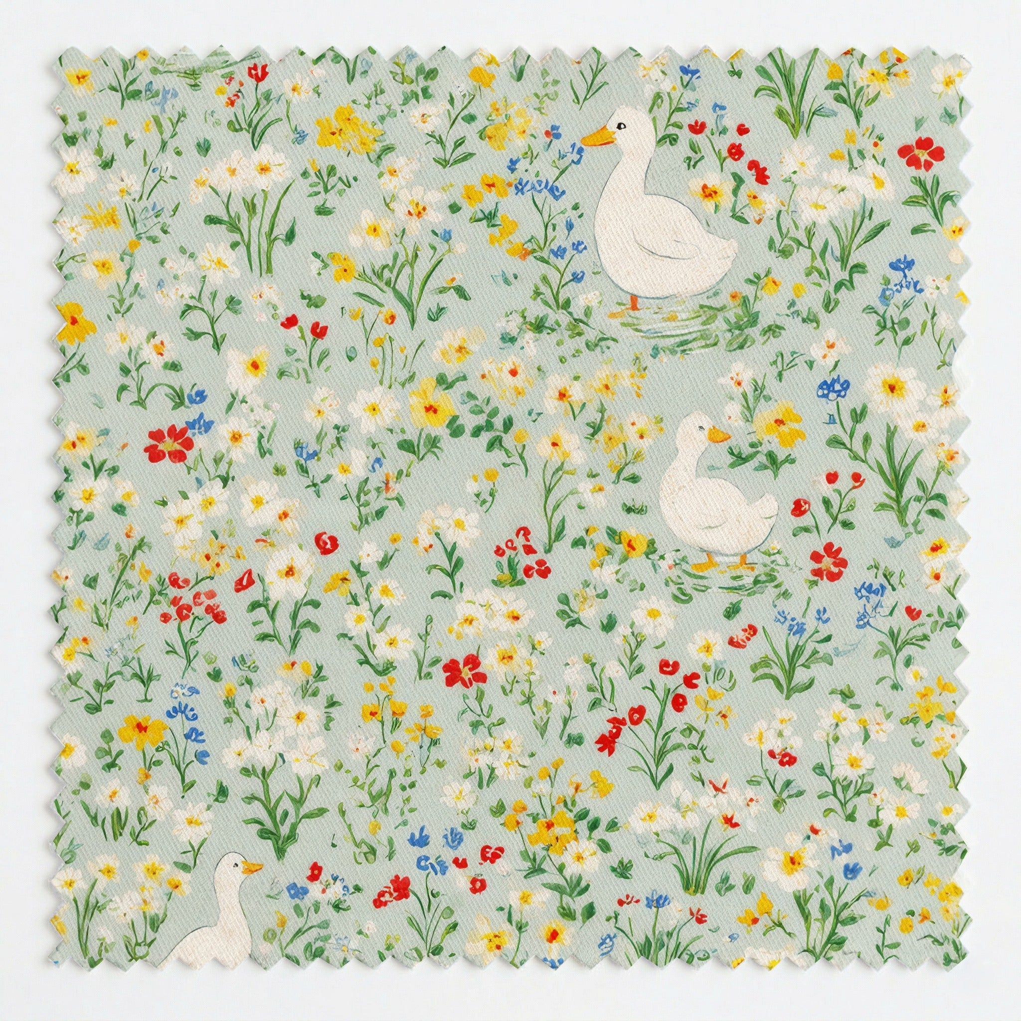 Goosey Florals - Fabric - Linen Rowe