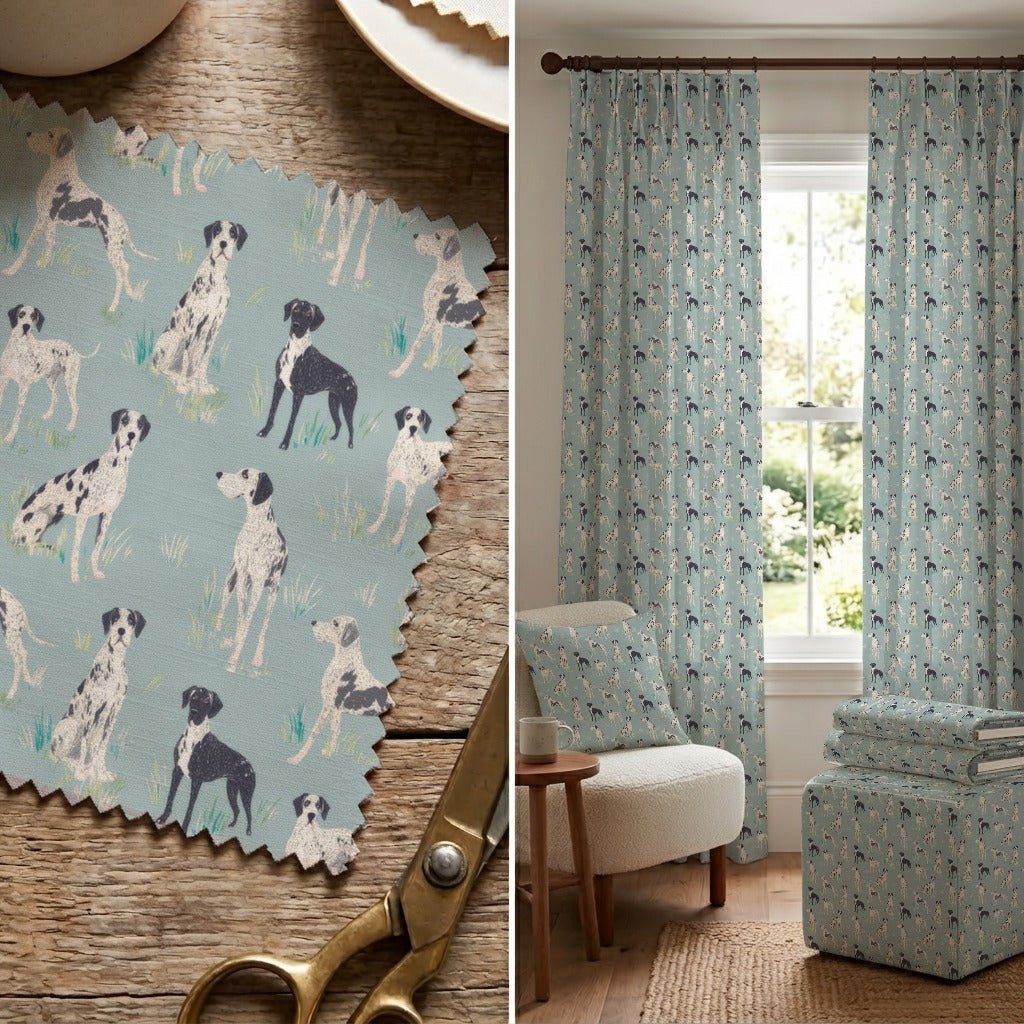 Great Danes - Fabric - Linen Rowe