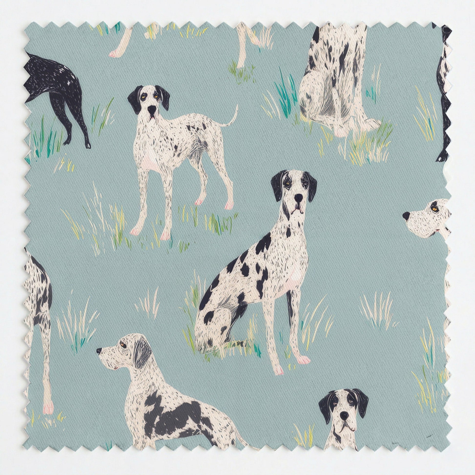 Great Danes - Fabric - Linen Rowe