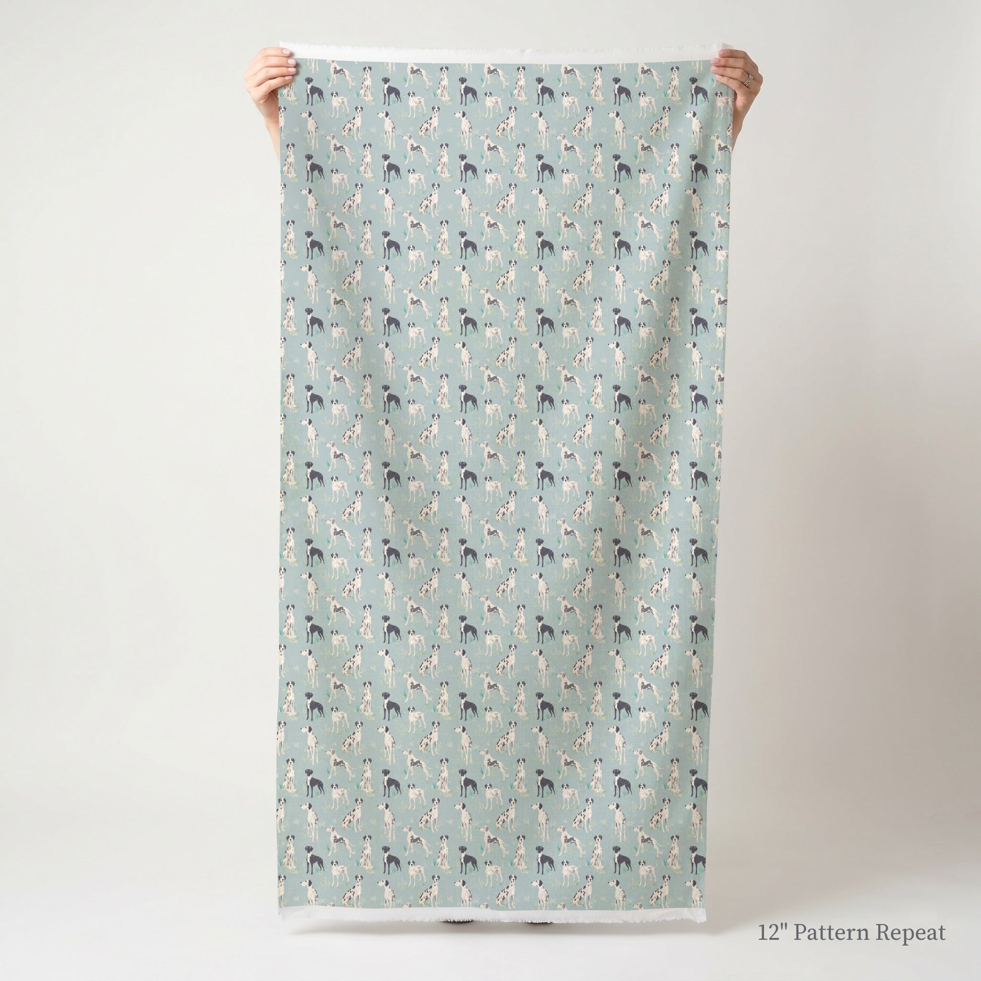Great Danes - Fabric - Linen Rowe