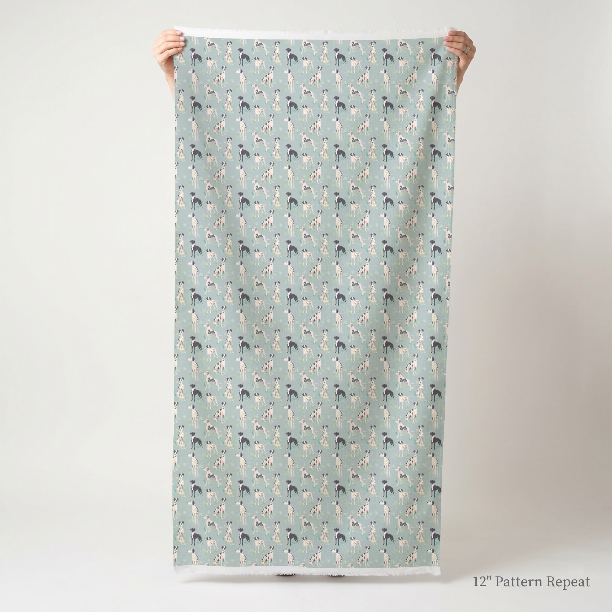 Great Danes - Fabric - Linen Rowe