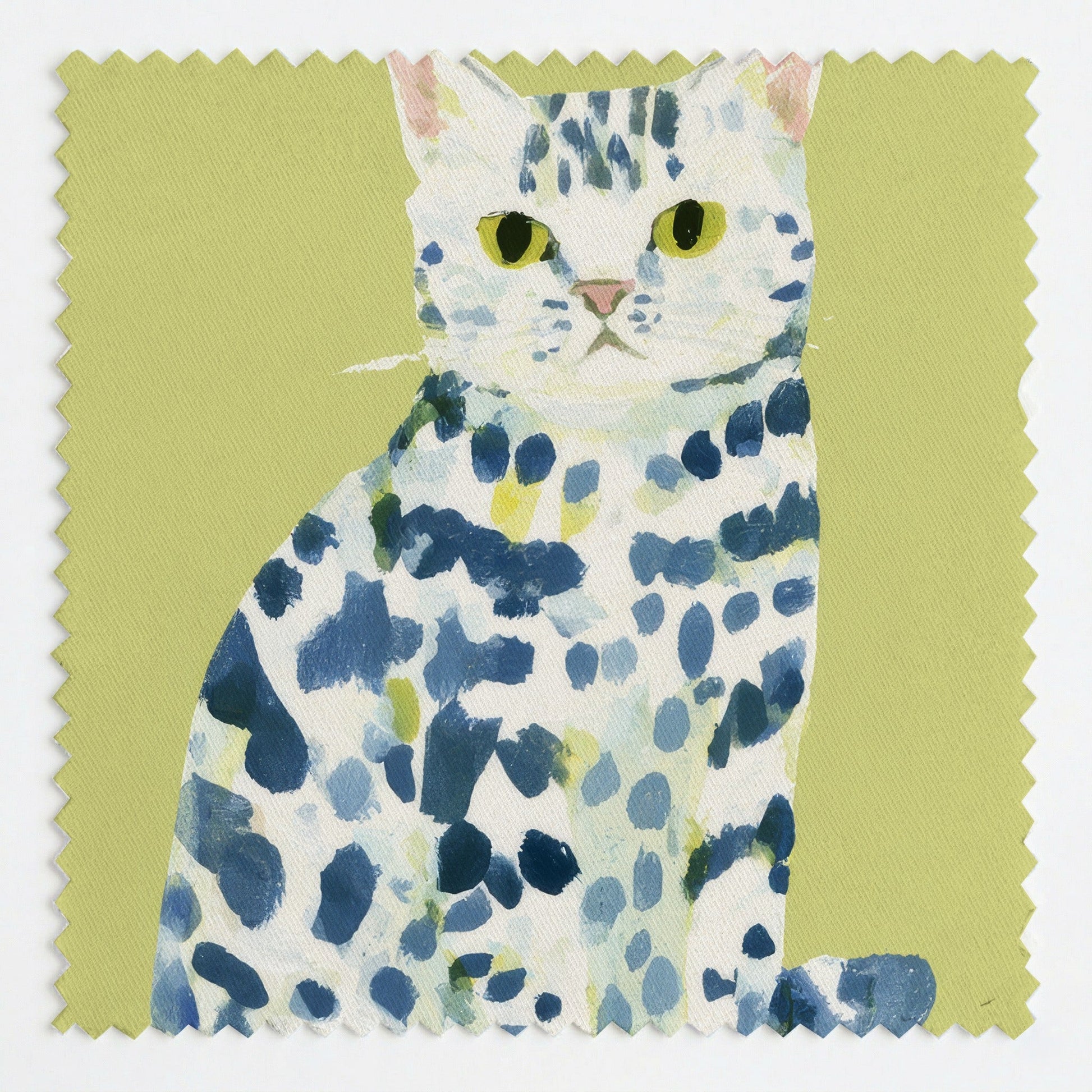 Green American Shorthair - Fabric - Linen Rowe
