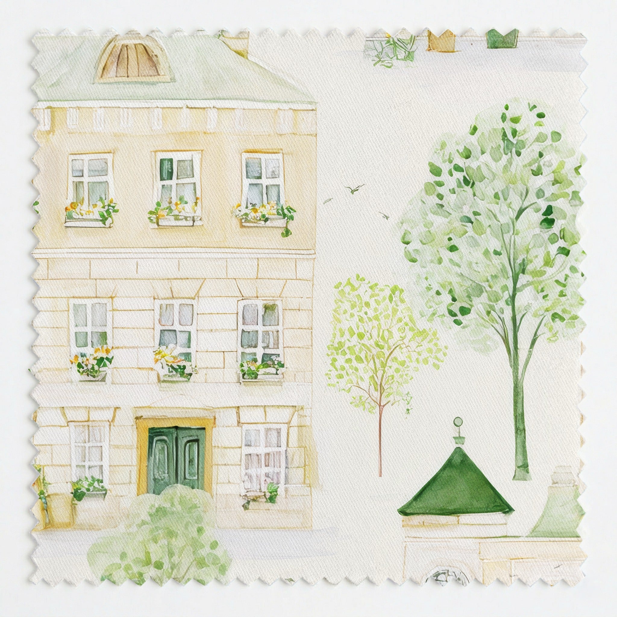 Green Avenue - Fabric - Linen Rowe