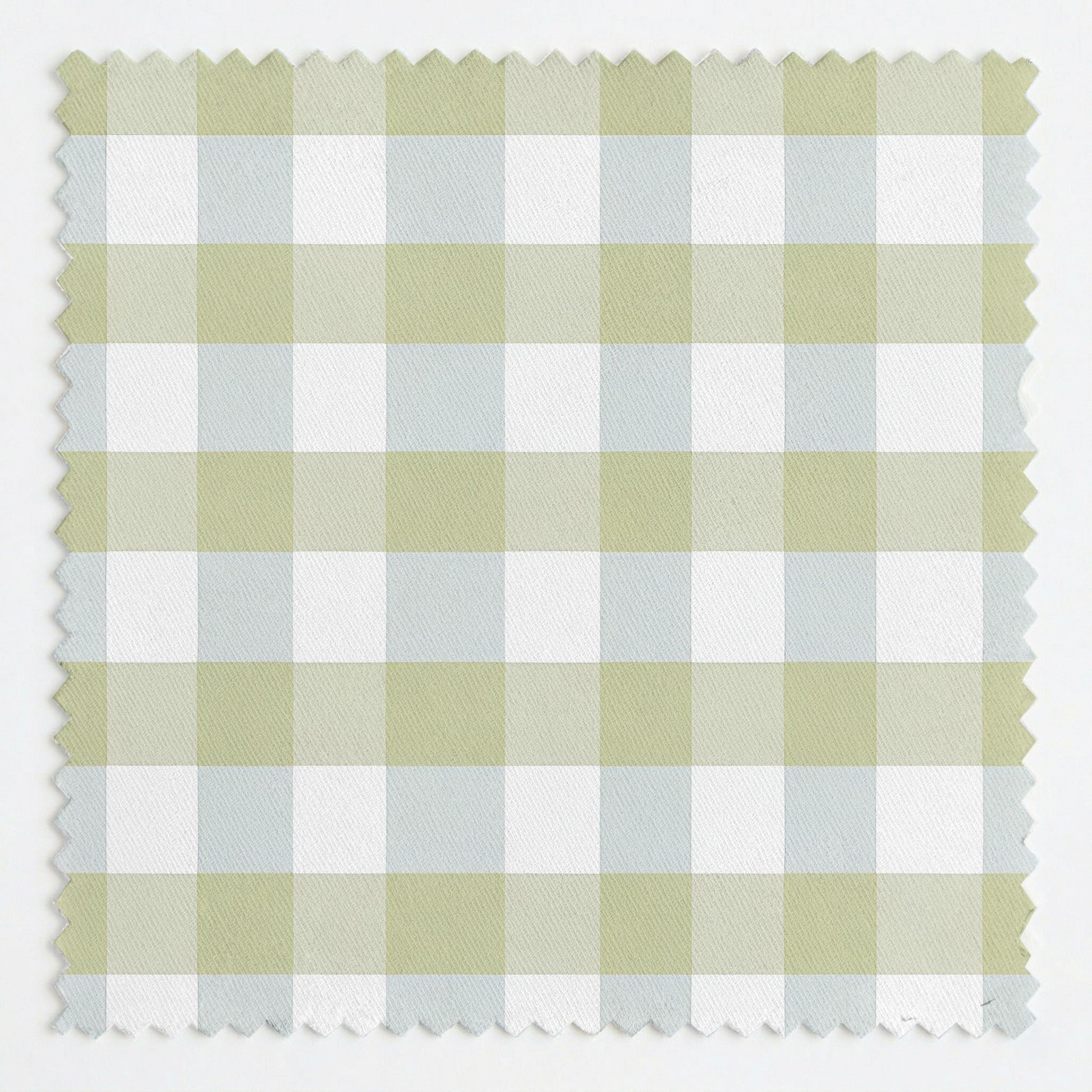 Green Crossed Threads - Fabric - Linen Rowe