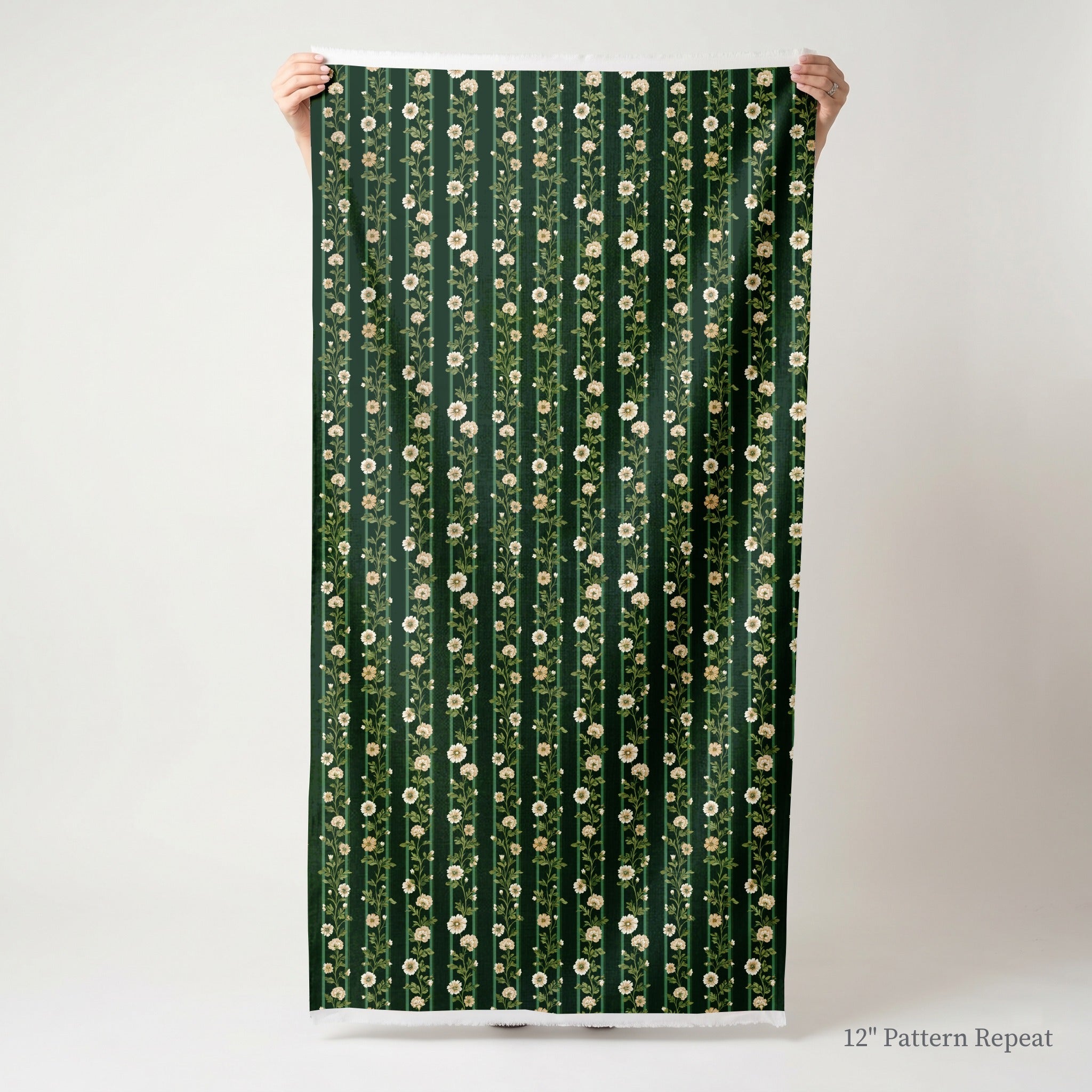 Green Gardens - Fabric - Linen Rowe