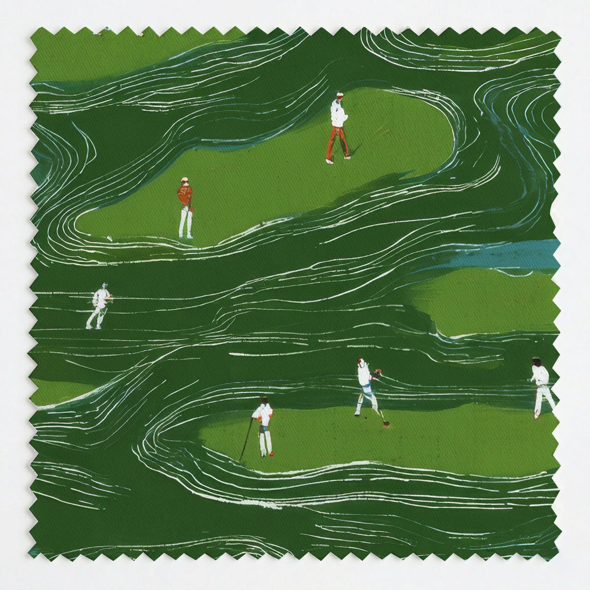 Greens & Irons - Fabric - Linen Rowe