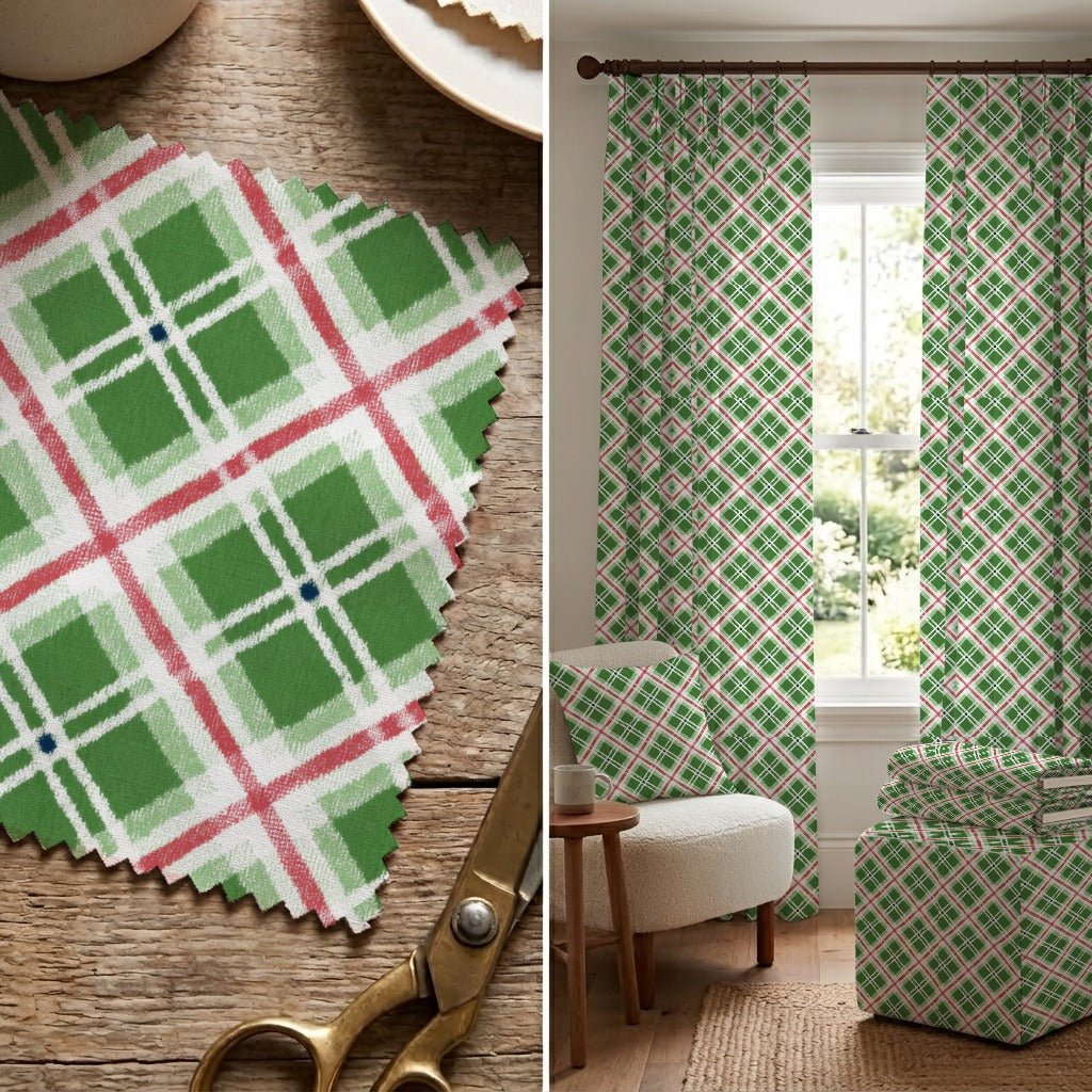 Halehart Plaid - Fabric - Linen Rowe