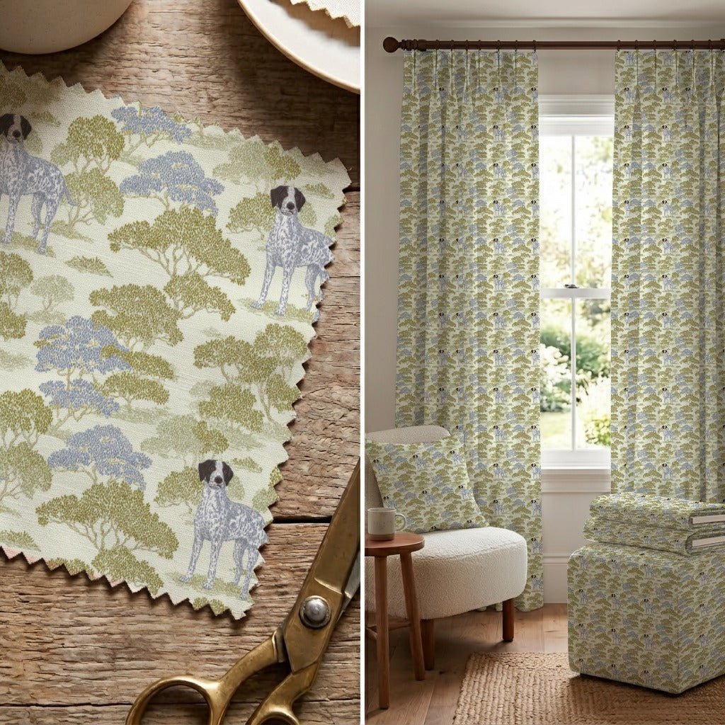 Happy Hound - Fabric - Linen Rowe