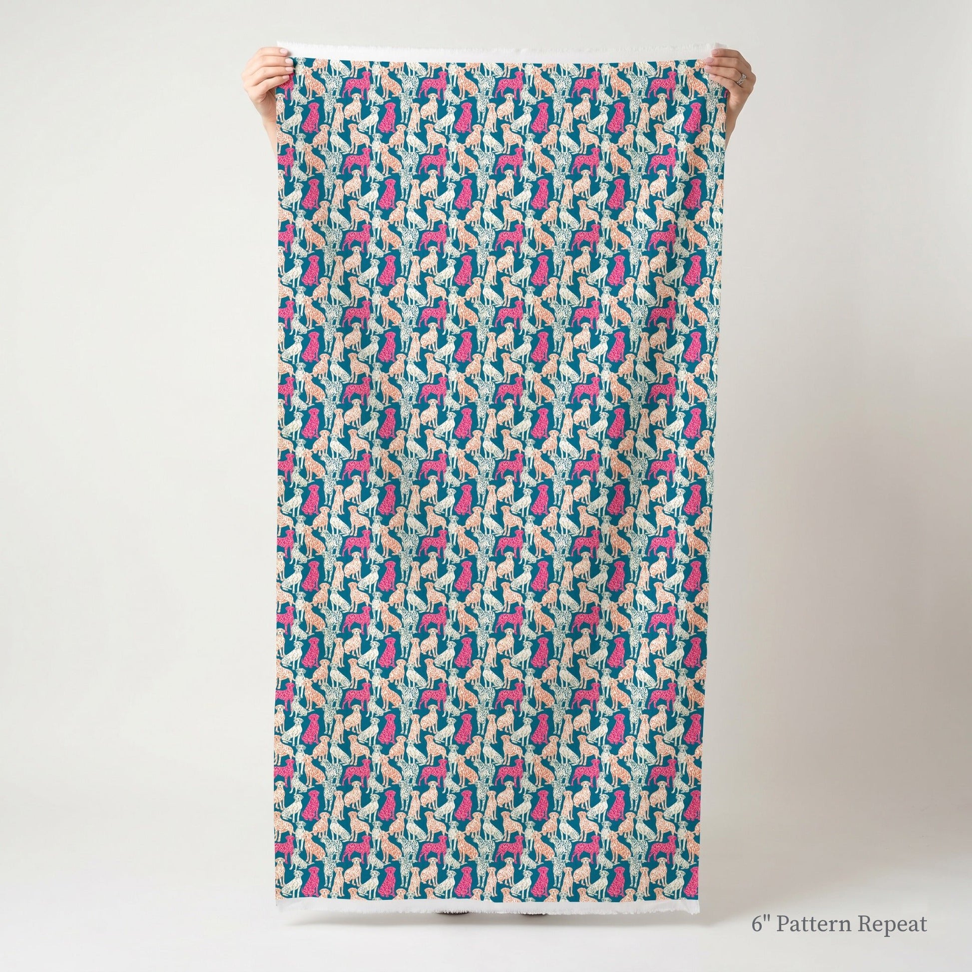 Happy Hounds - Fabric - Linen Rowe