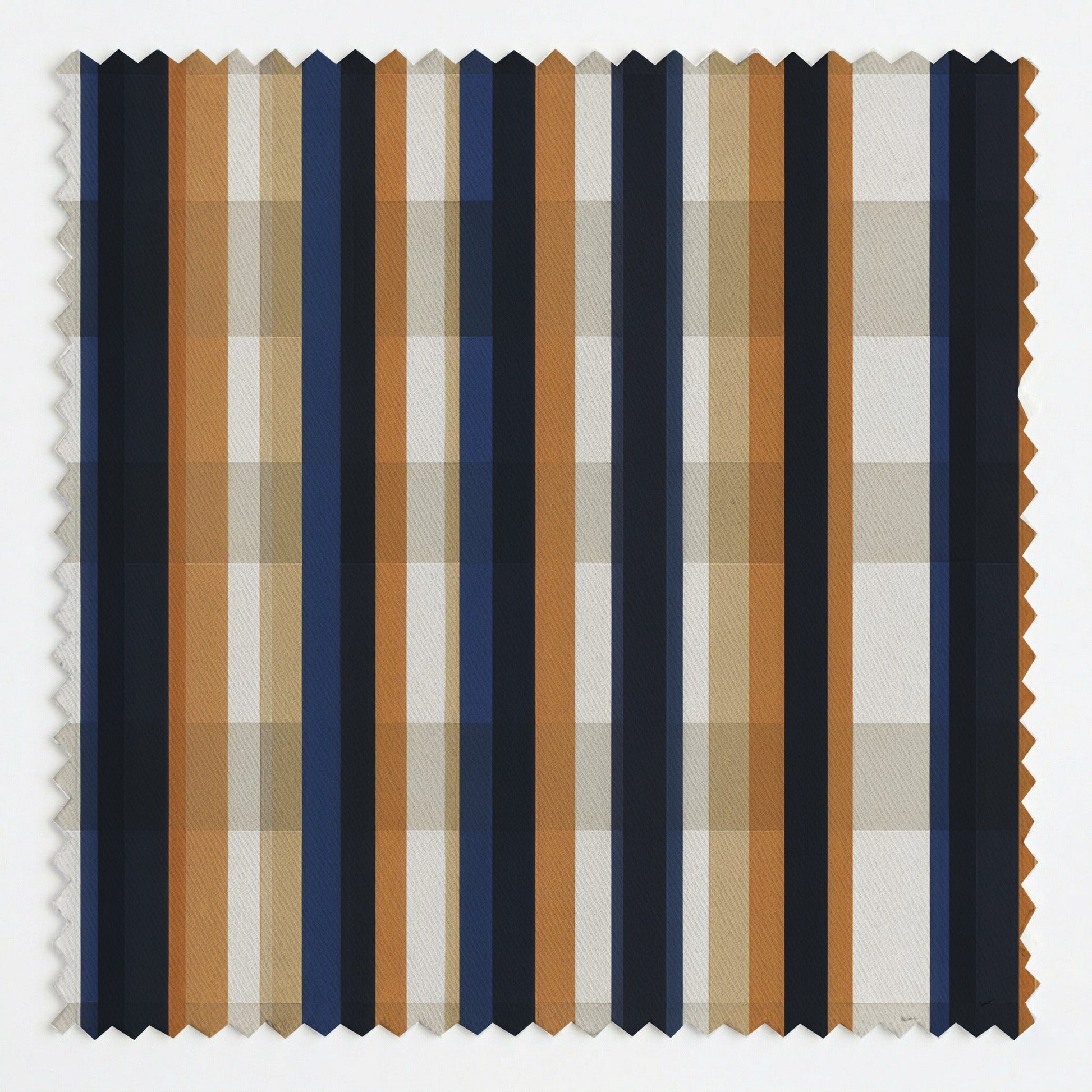 Harbor Plaid Stripe - Fabric - Linen Rowe
