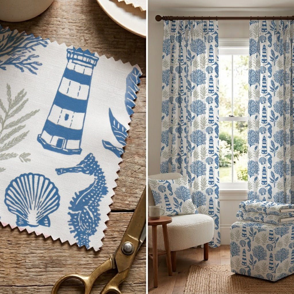 Hartwick Lighthouse - Fabric - Linen Rowe